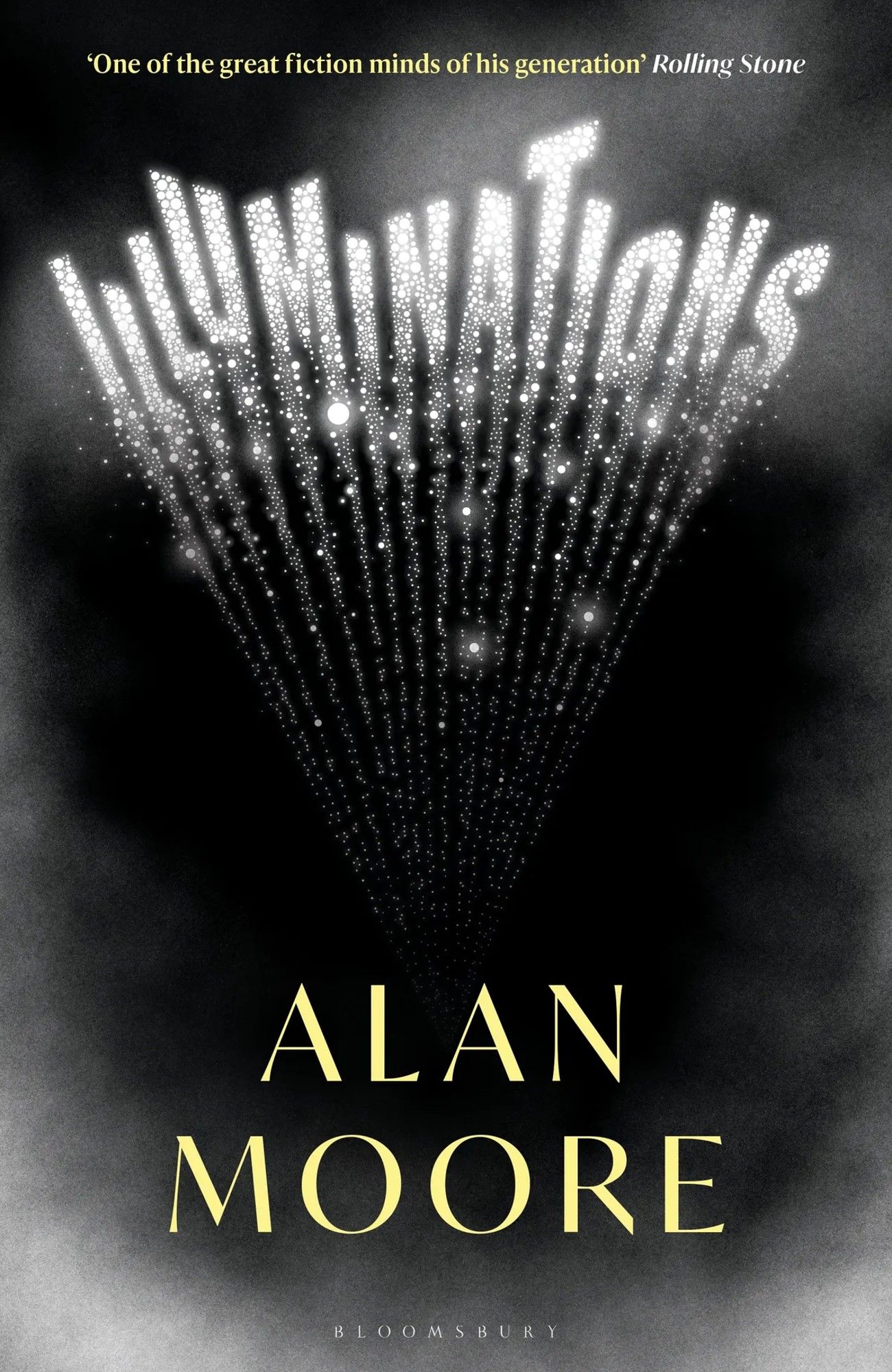 Cover der Kurzgeschichtensammlung von Alan Moore mit Beleuchtung