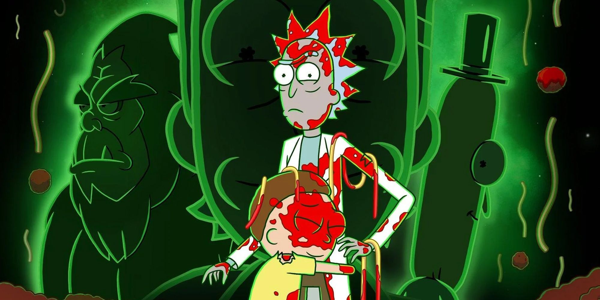 Poster zur siebten Staffel von Rick und Morty