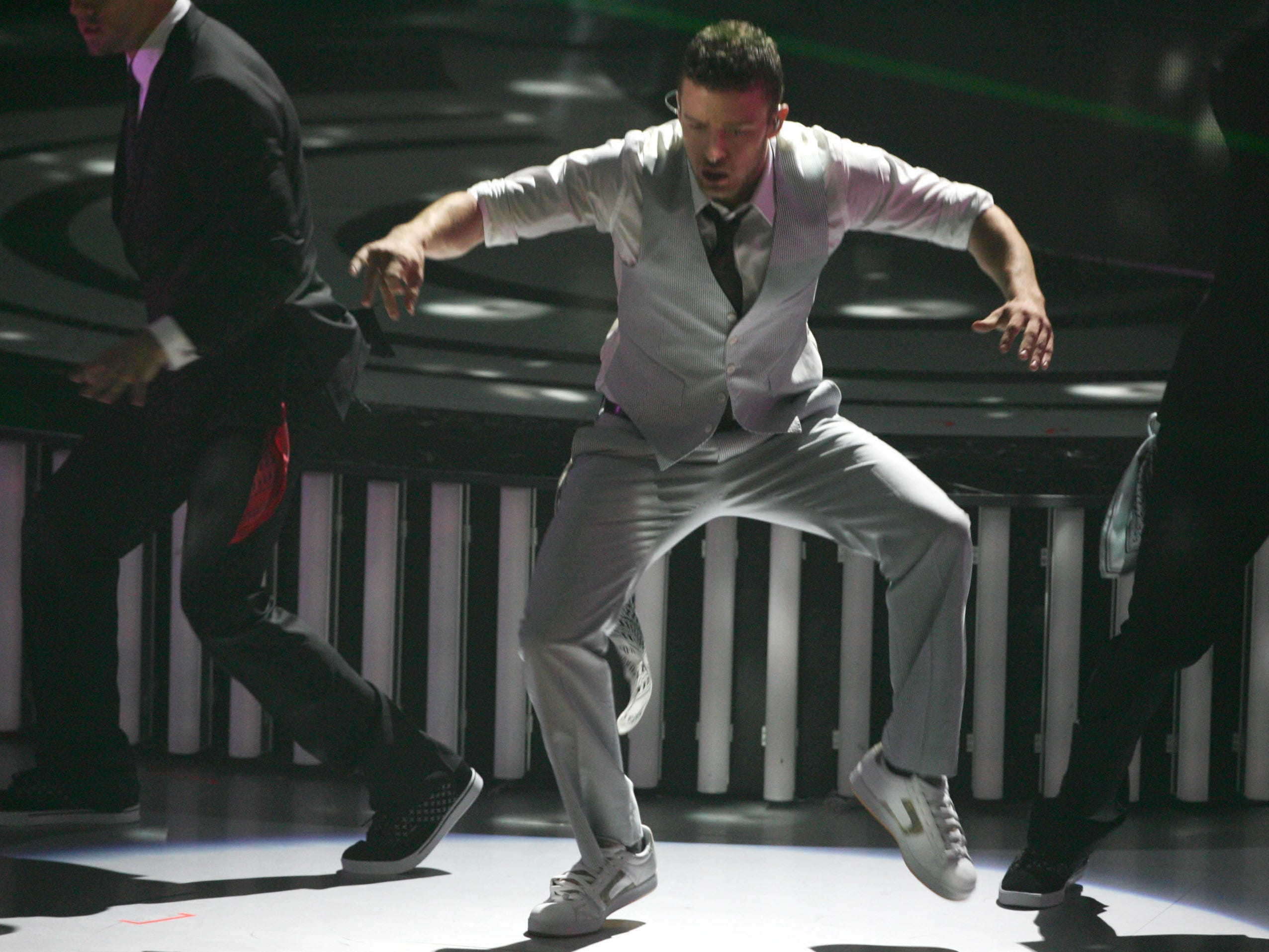 Justin Timberlake tritt bei den VMAs 2007 auf.