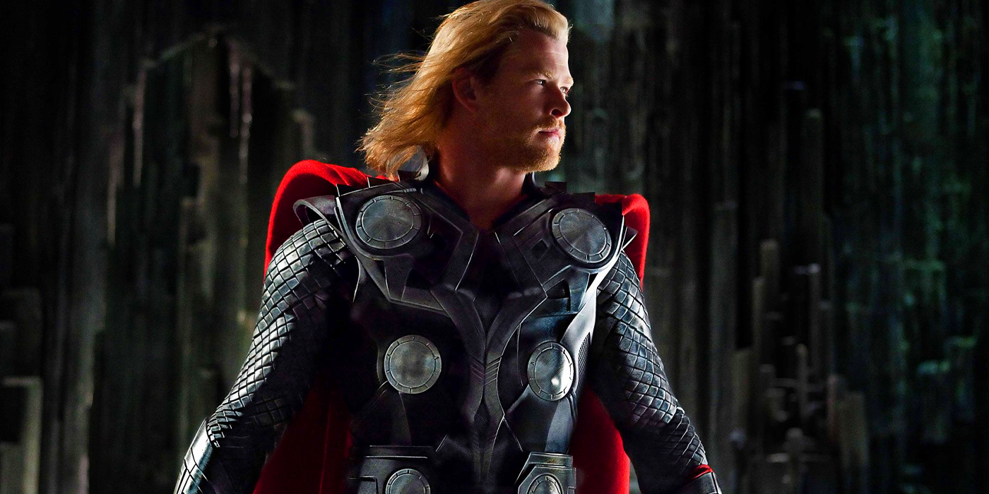 Thor im Kostüm in 2011 Thor und 2012 The Avengers