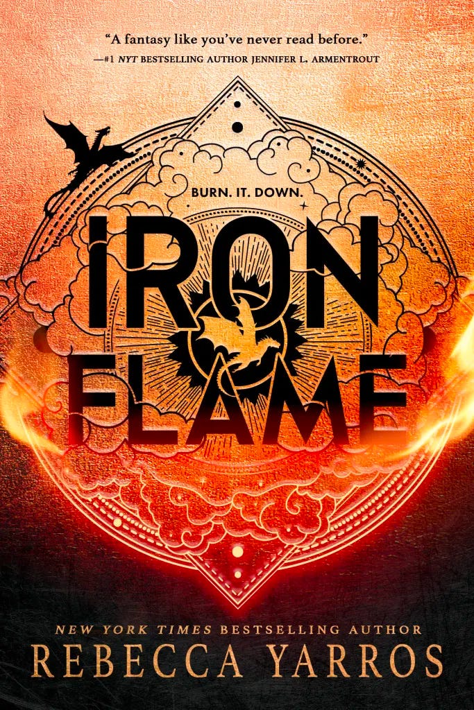 „Iron Flame“ von Rebecca Yarros.