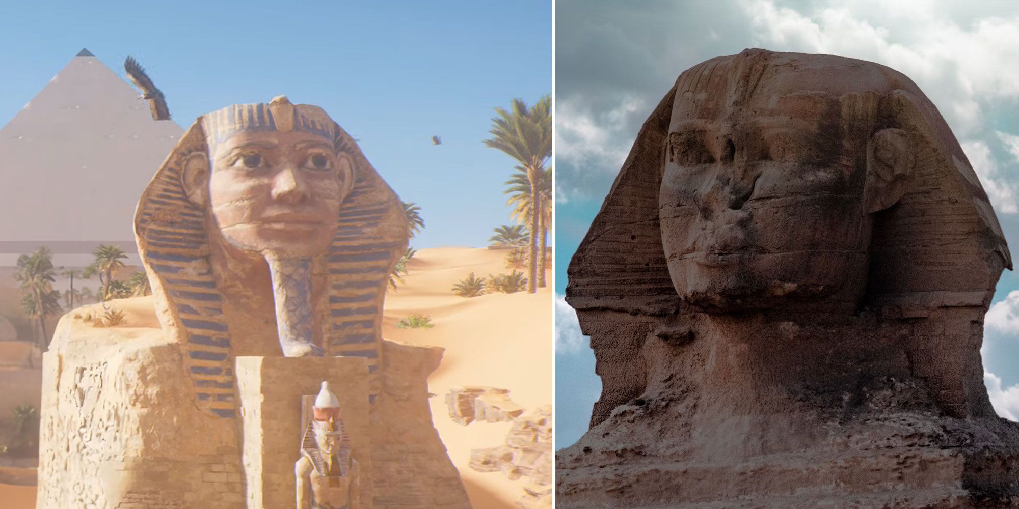 Große Sphinx von Gizeh in Ägypten. 