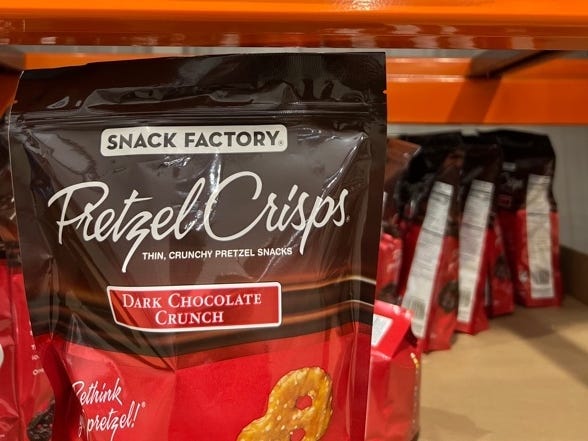 Snack Factory Brezelchips bei Costco