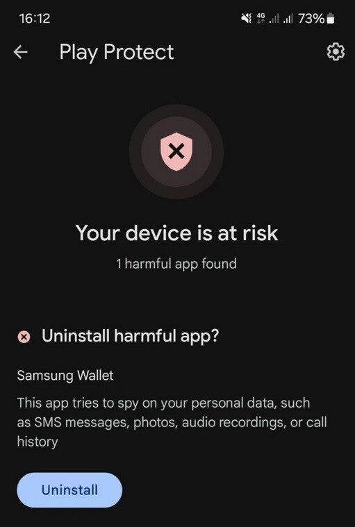 Google markiert versehentlich Samsung Wallet und Samsung Message – Huawei-Telefone teilen Nutzern mit, dass die Google-App Schadsoftware und gefährlich sei und deinstalliert werden sollte