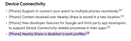 Google verschärft die Arbeitsplatzsicherheit durch Deaktivierung "In der Nähe teilen" in Android-Arbeitsprofilen