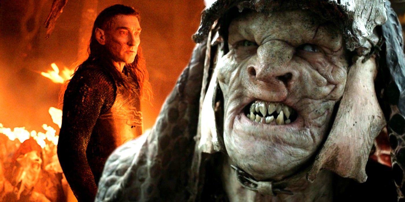 Joseph Mawle als Adar und Ork in Rings of Power