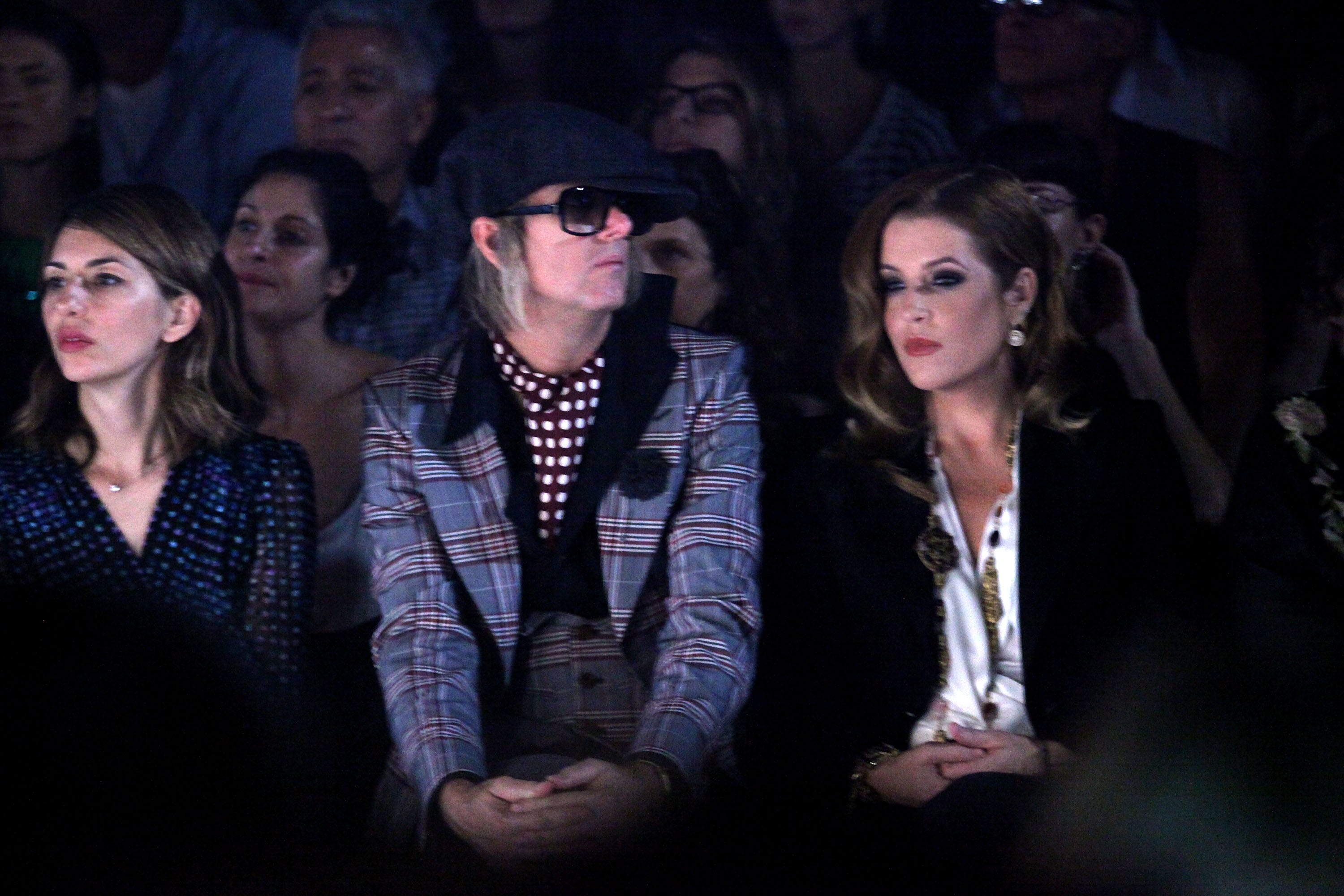 Sofia Coppola, Michael Lockwood und Lisa Marie Presley im Jahr 2012.