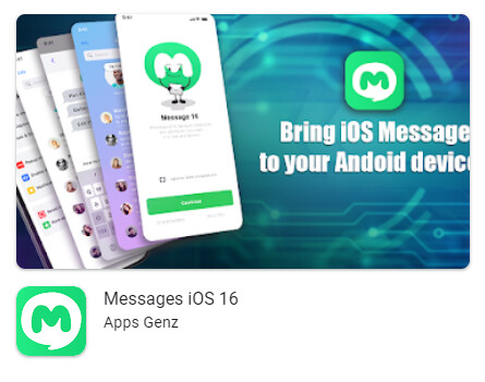 Bringt iOS-Nachrichten auf Ihr Android-Gerät?  Nicht ganz!  - Gefälschte Apps!  Lassen Sie sich von diesen Chamäleons nicht täuschen!