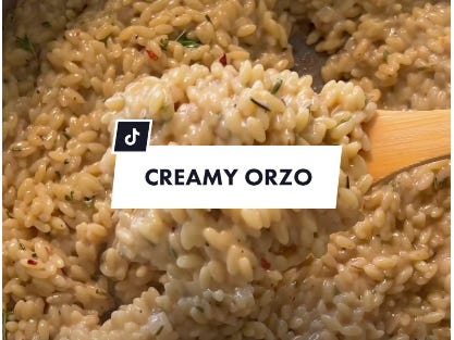 Das cremige Orzo-Rezept von TikToker @spicednice.