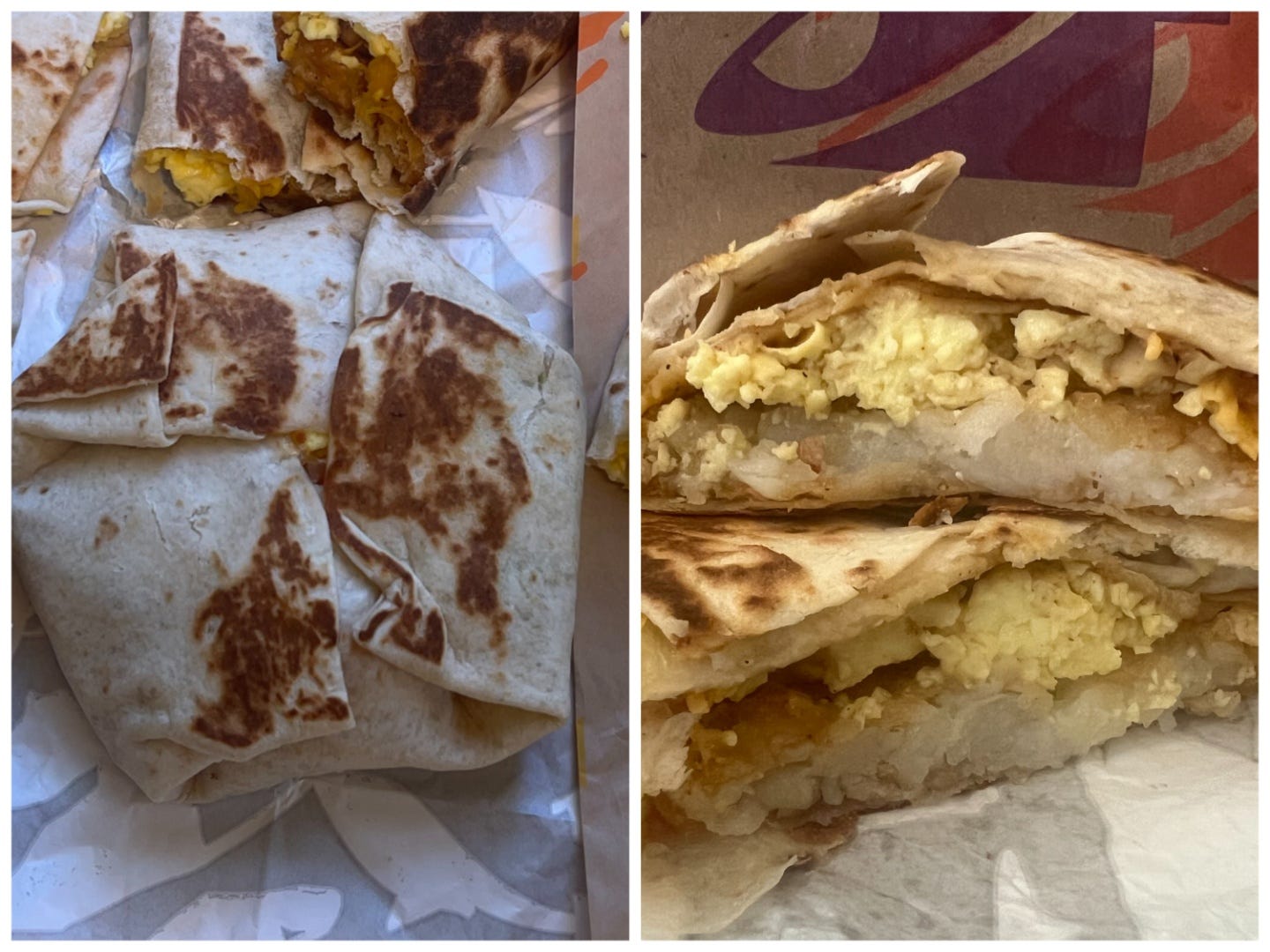 Taco Bell's Frühstücks-Crunchwrap