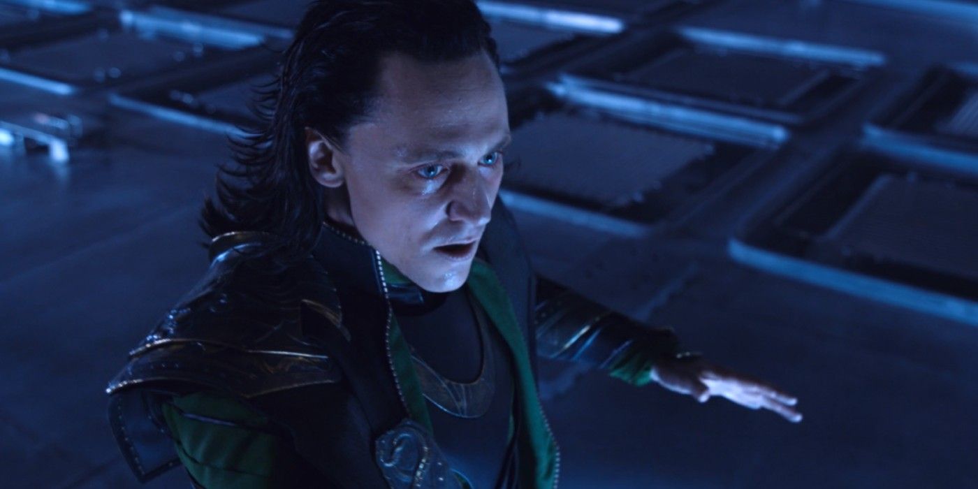 Tom Hiddleston als Loki in The Avengers