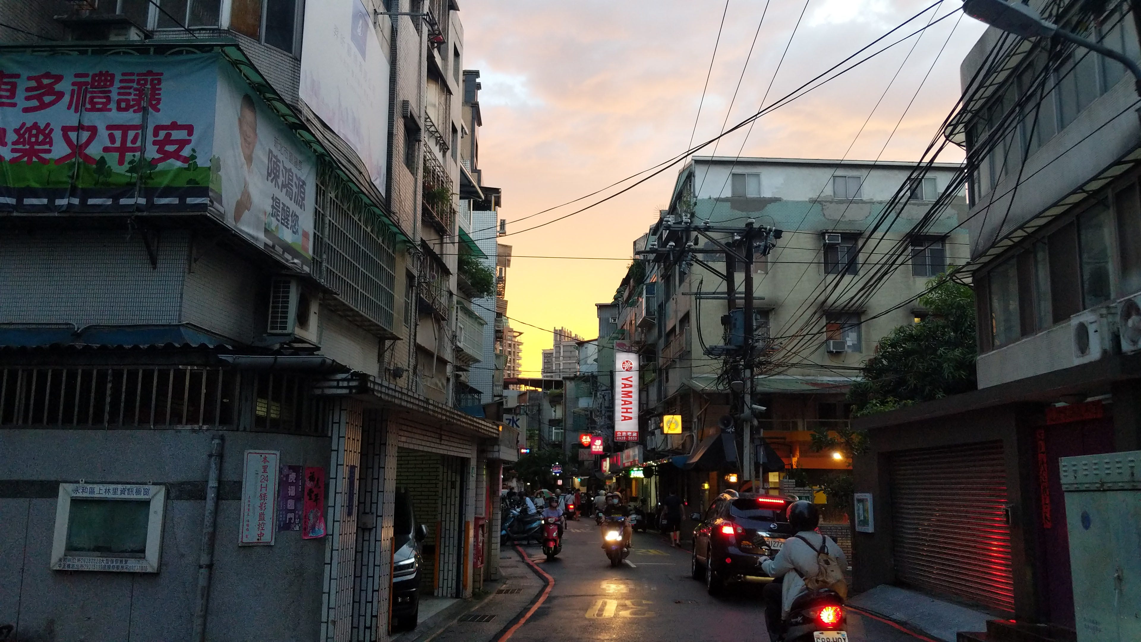 Das Dingxi-Viertel im Yonghe-Bezirk von Taipeh, wo Alex Teachey lebt.