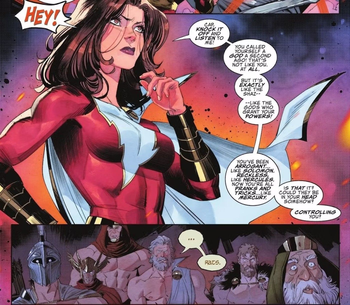Mary Marvel entdeckt, dass die Götter Shazams Kräfte ausgenutzt haben