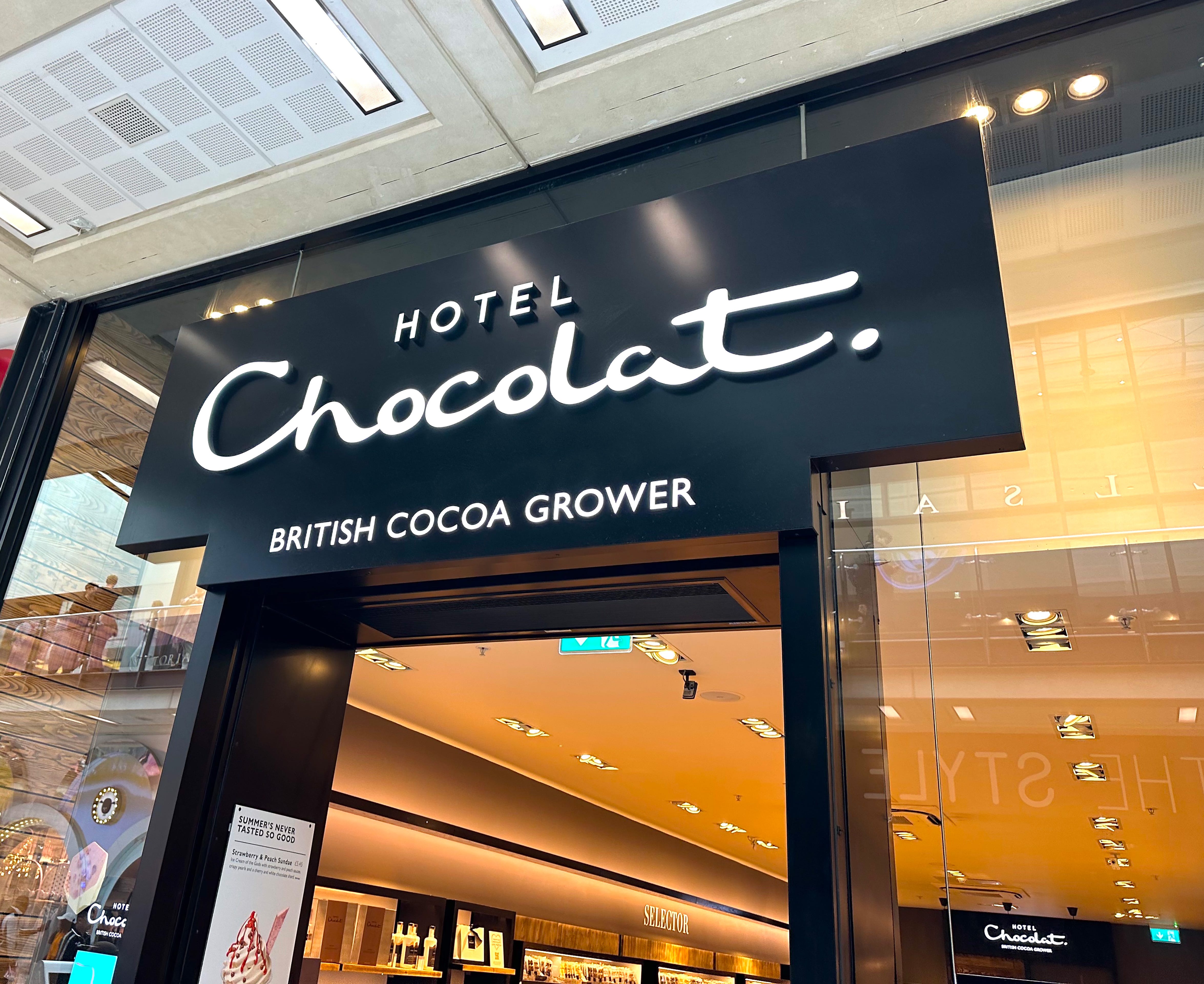 Schokoladenladen im Hotel