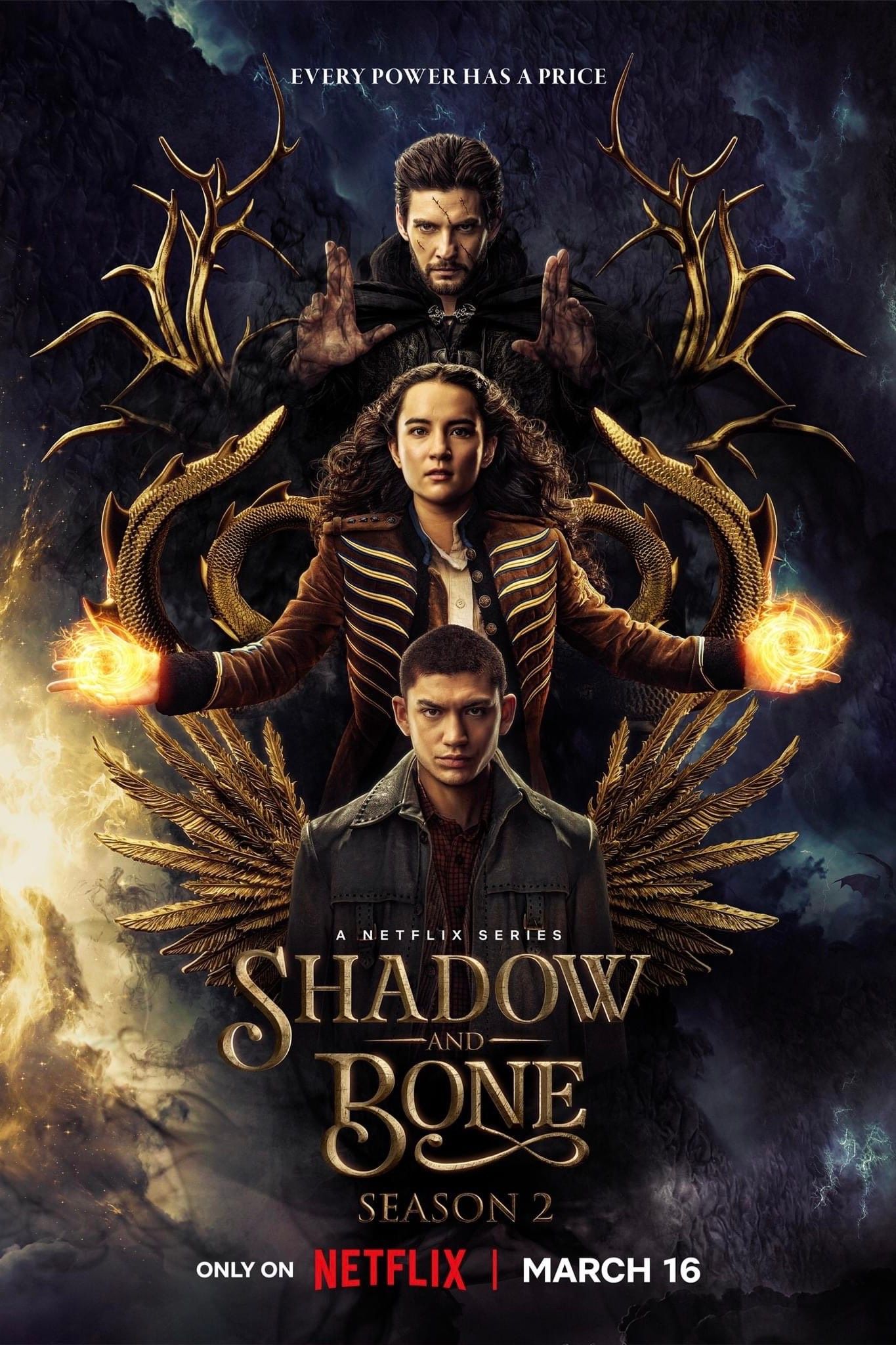 Poster zur zweiten Staffel von „Shadow and Bone“.