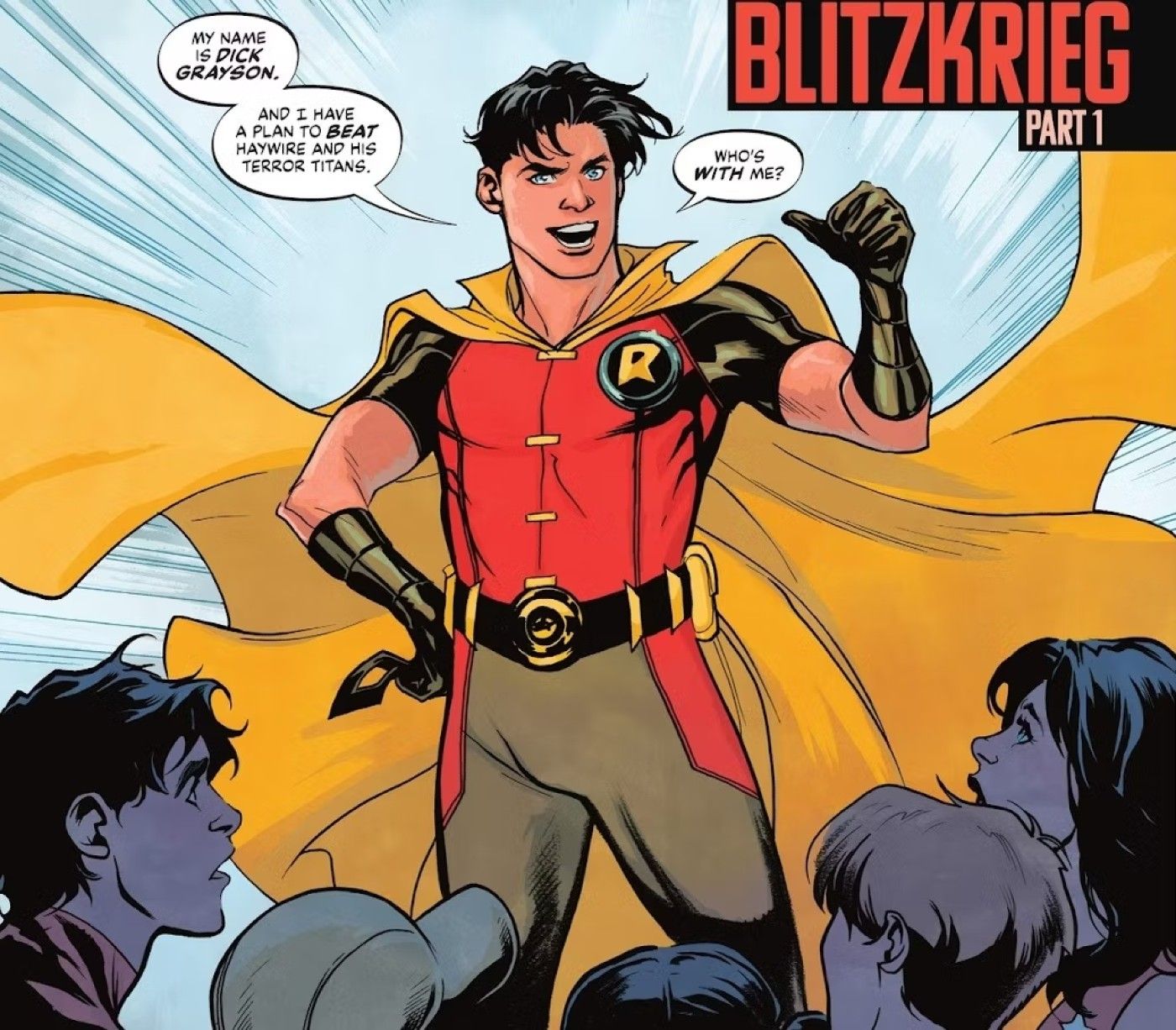 Dick Grayson entlarvt sich als Robin