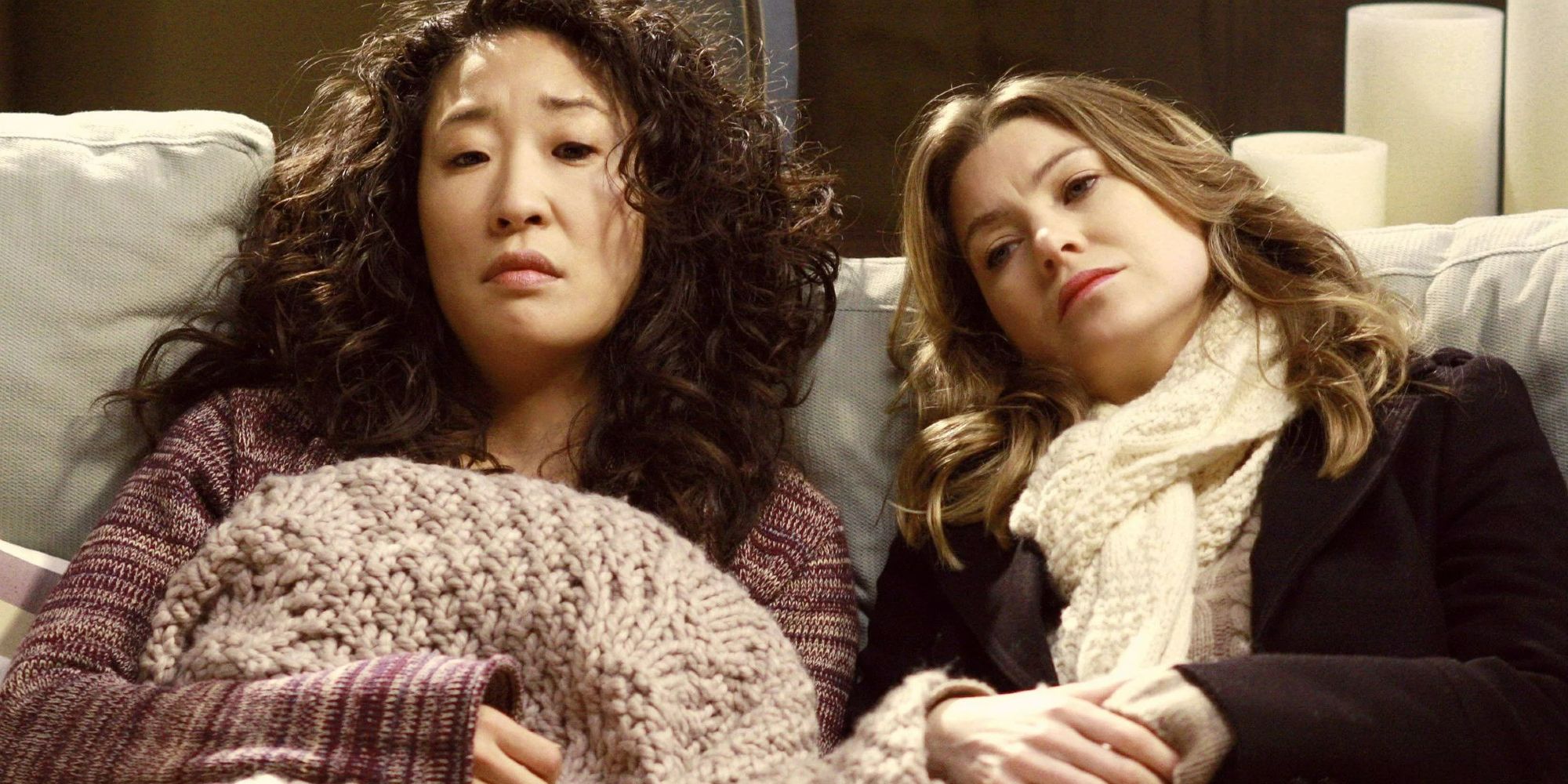 Cristina und Meredith sehen in Grey's Anatomy traurig aus