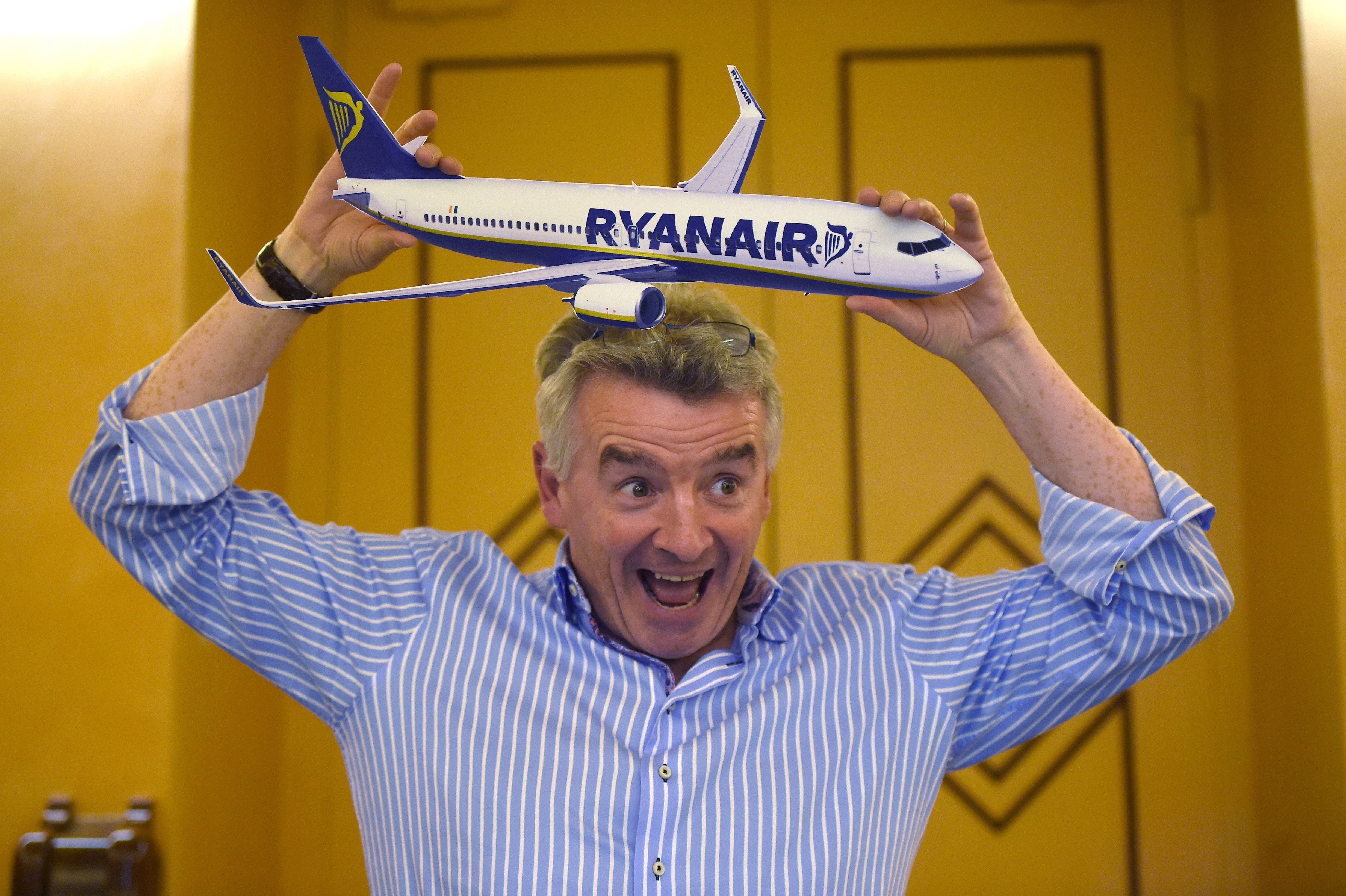 Ryanair-Chef Michael O'Leary ist für seine Werbegags bekannt.