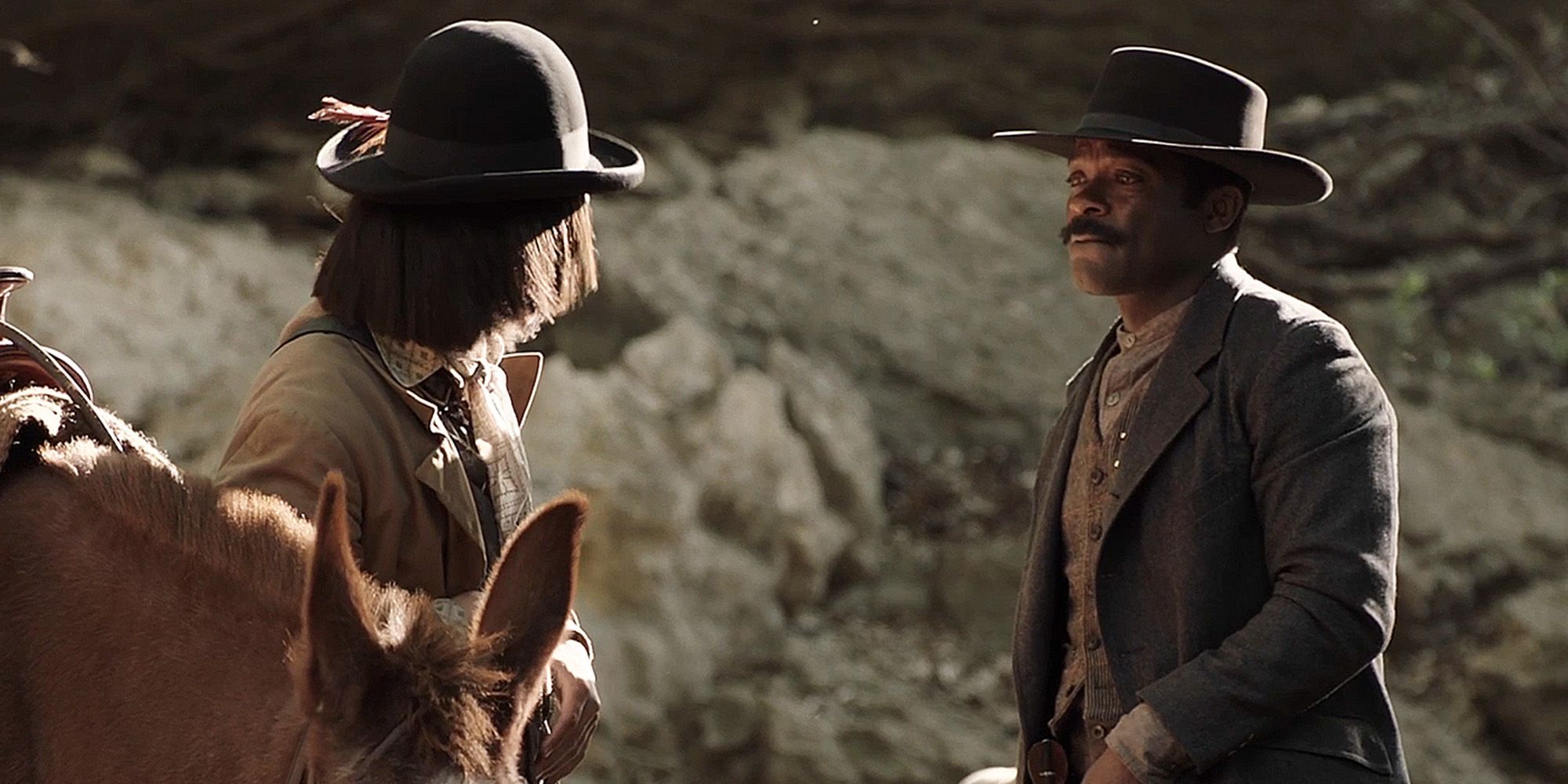 Bass Reeves und Billy Crow in Lawmen Bass Reeves Folge 5