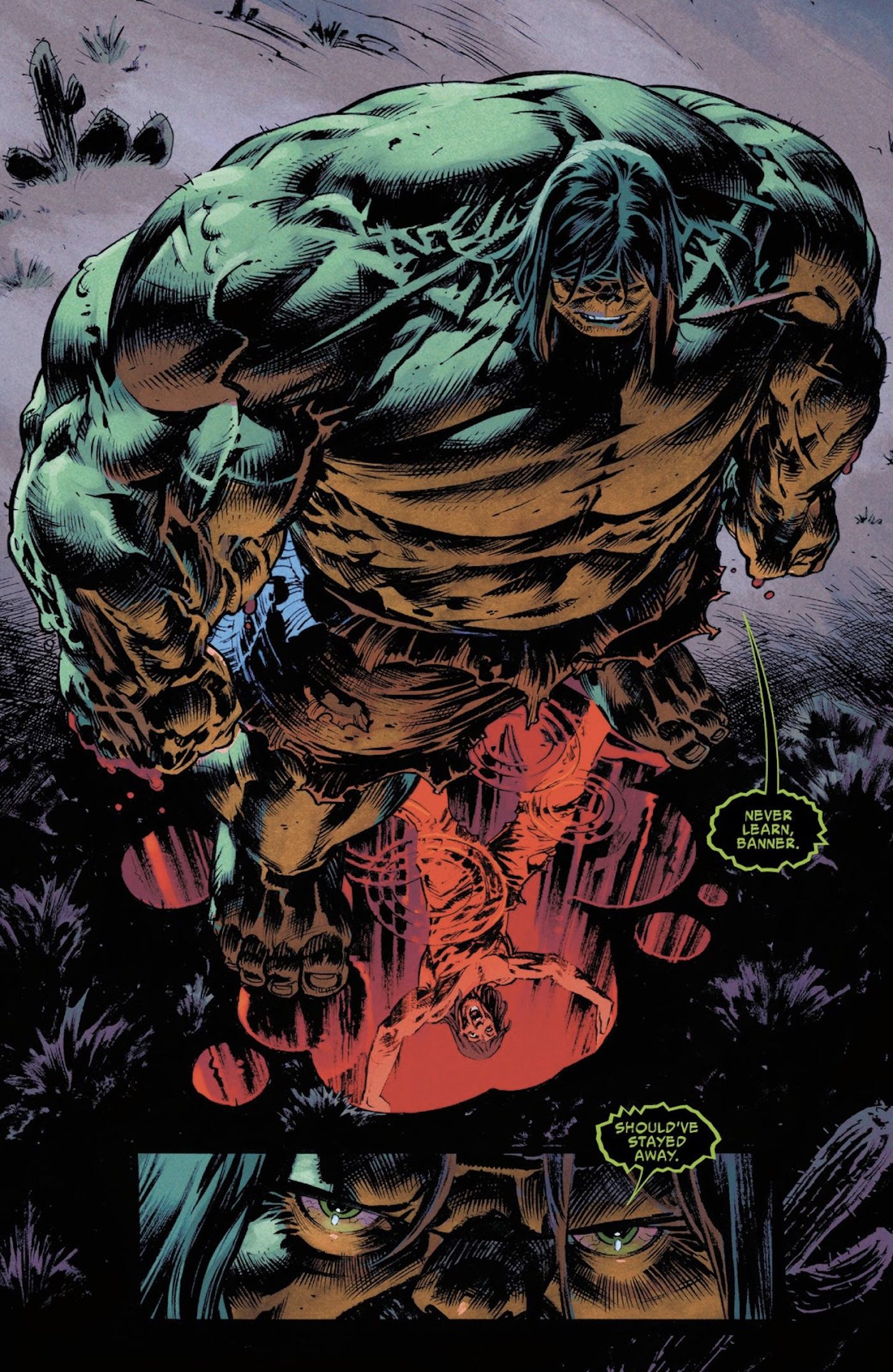 Hulk vollständig verwandelt
