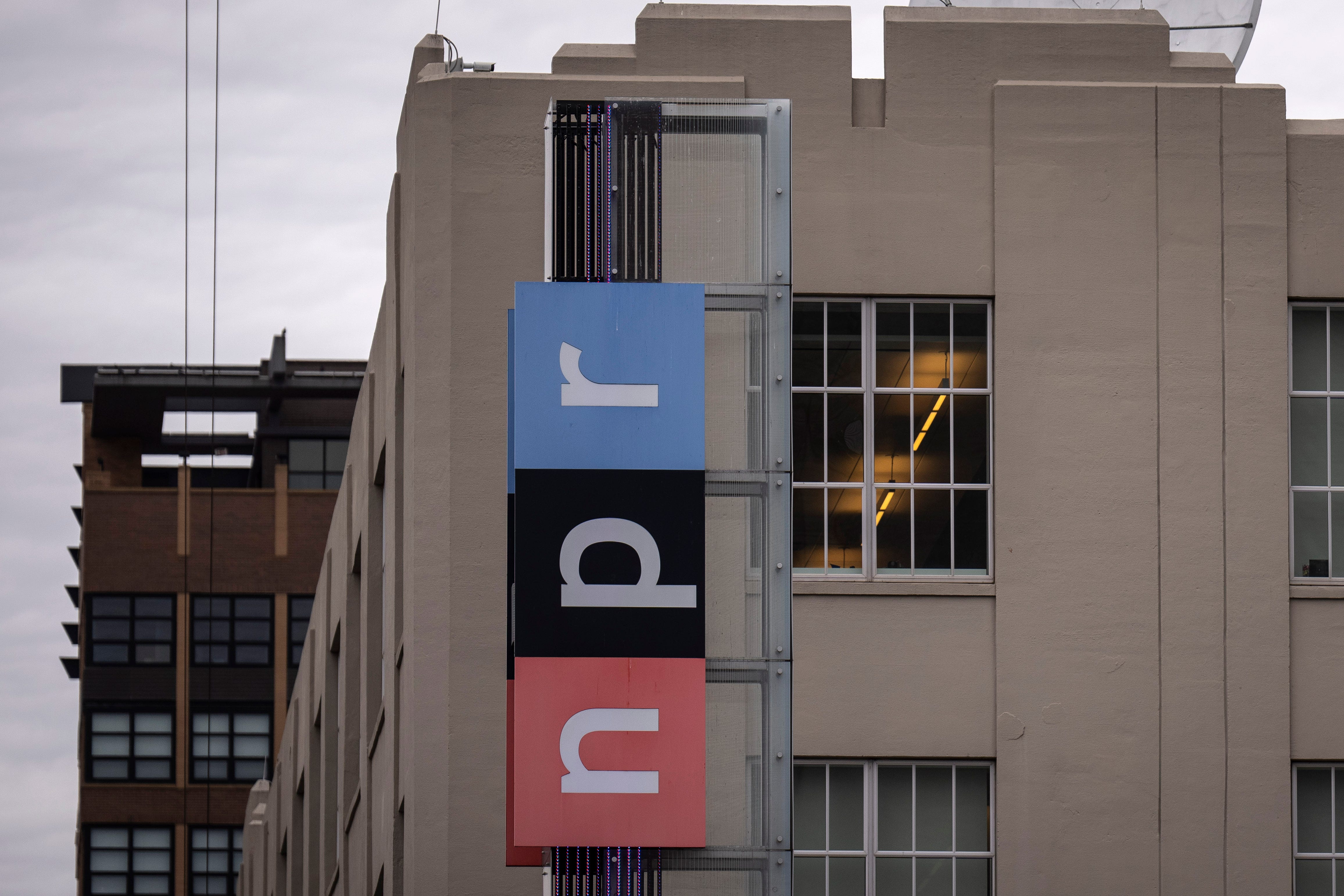 ein Foto des NPR-Logos