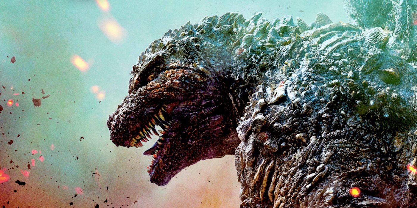 Godzilla Minus One Poster beschnitten
