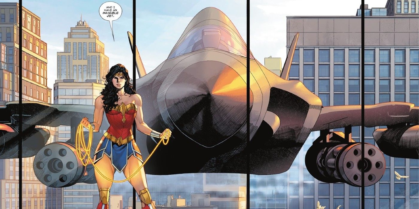 Wonder Woman hat einen unsichtbaren Jet