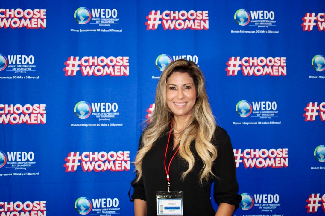 Trixy Castro beim WEDO-Gipfel.