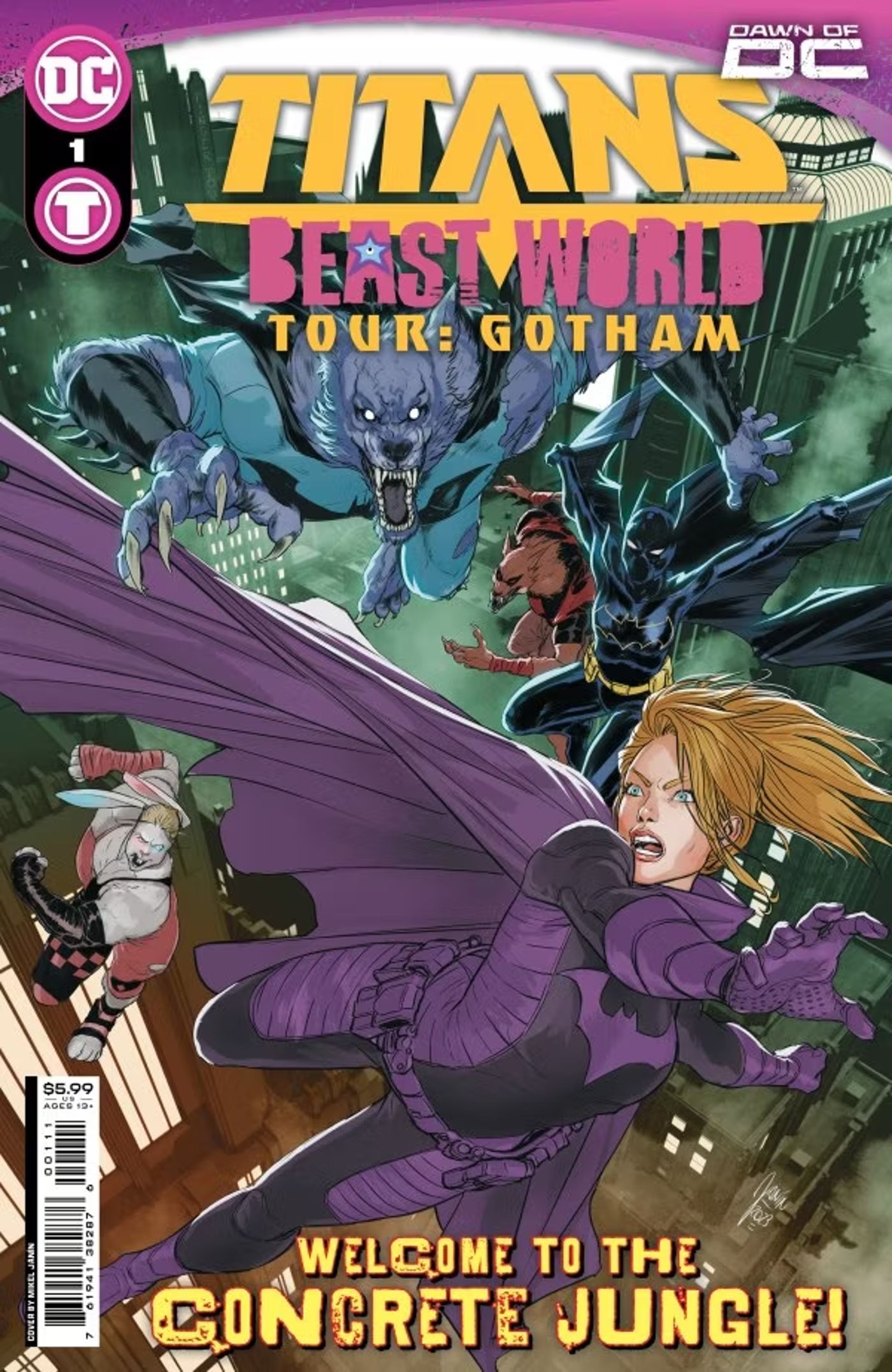 Cover für Titans Beast World Tour Gotham #1