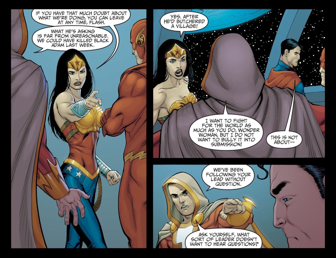 Shazam hat Zweifel an Superman