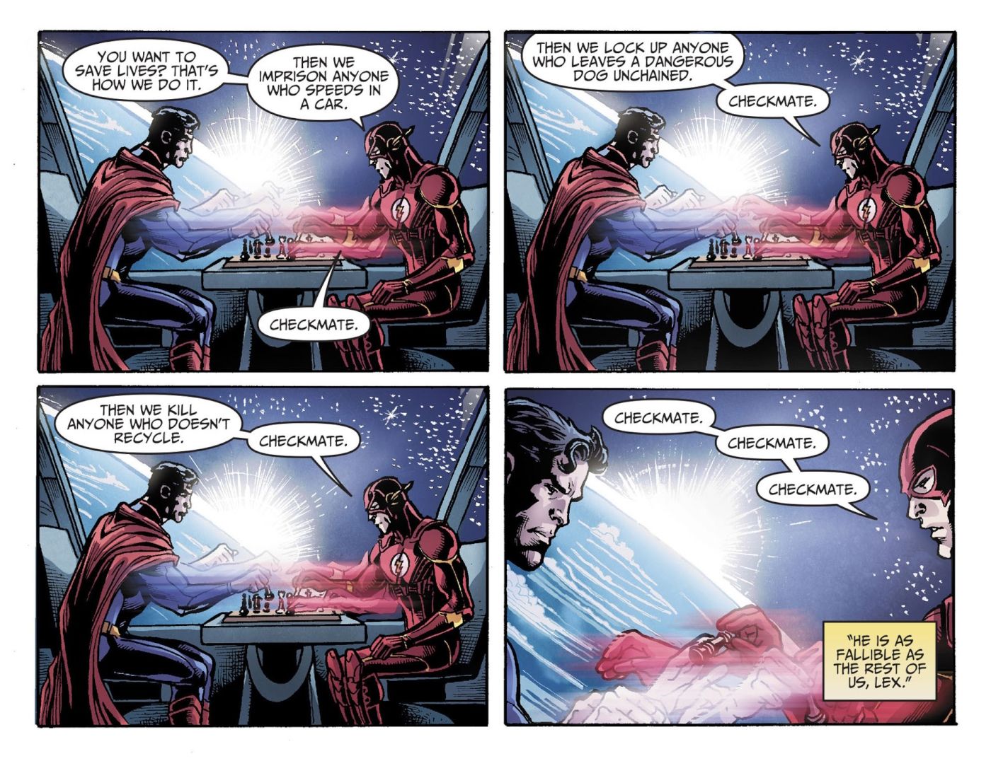 Supermans Motive von Flash Question