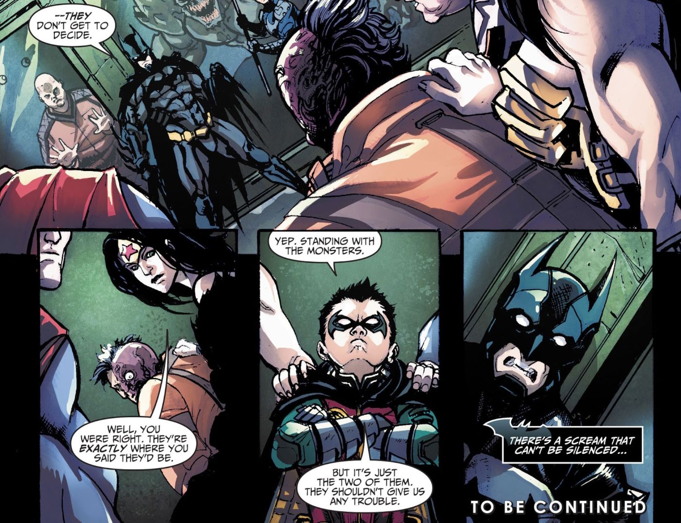 Damian Wayne steht auf der Seite von Superman