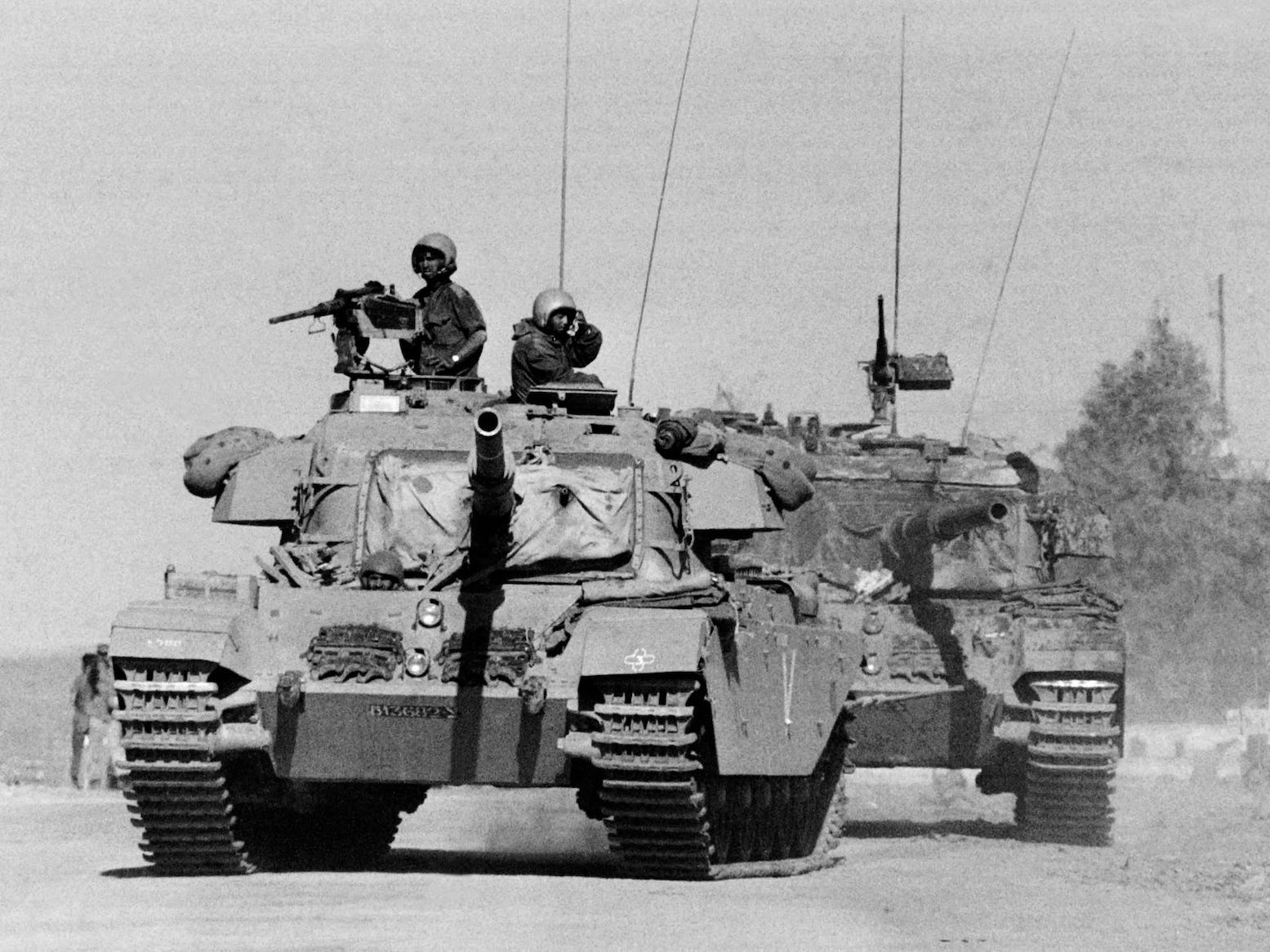 Israelischer Centurion-Panzer 1973 Jom-Kippur-Krieg