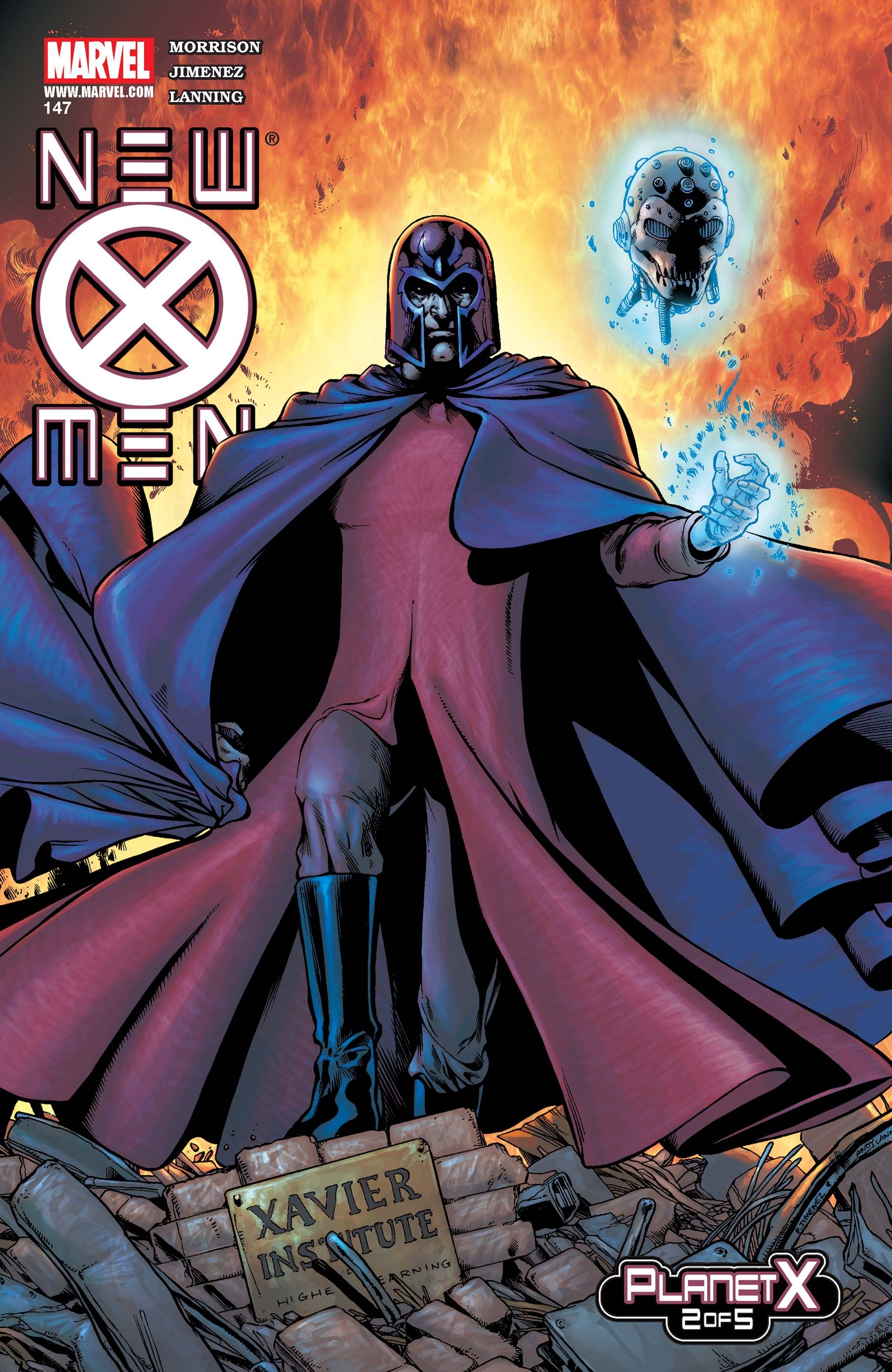 Magneto auf Phil Jiminez‘ Cover zu New X-Men #147