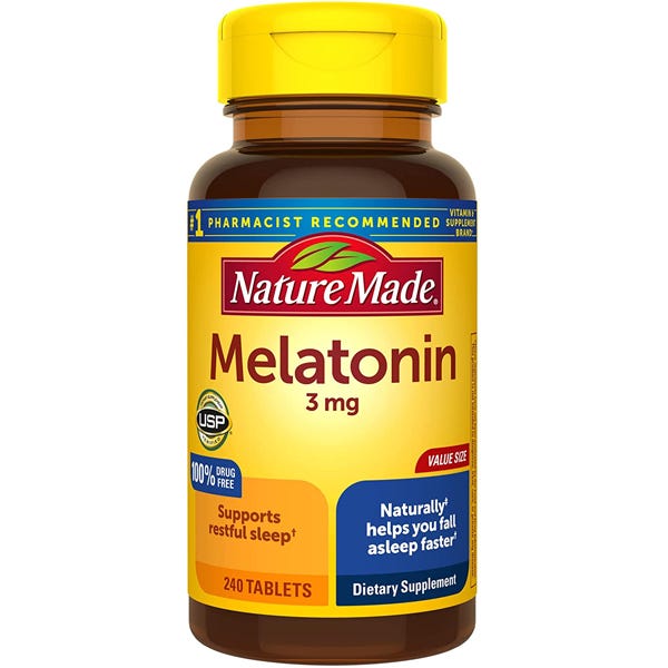 Nature Made Melatonin 3 mg Schlafmittel.