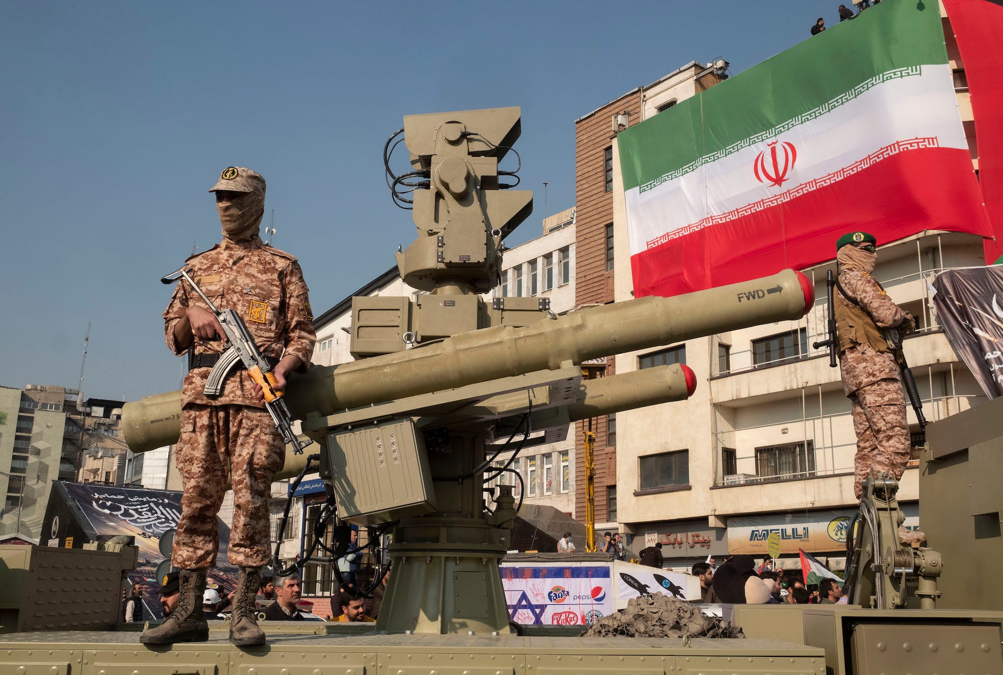 Rakete des Korps der Islamischen Revolutionsgarde des Iran