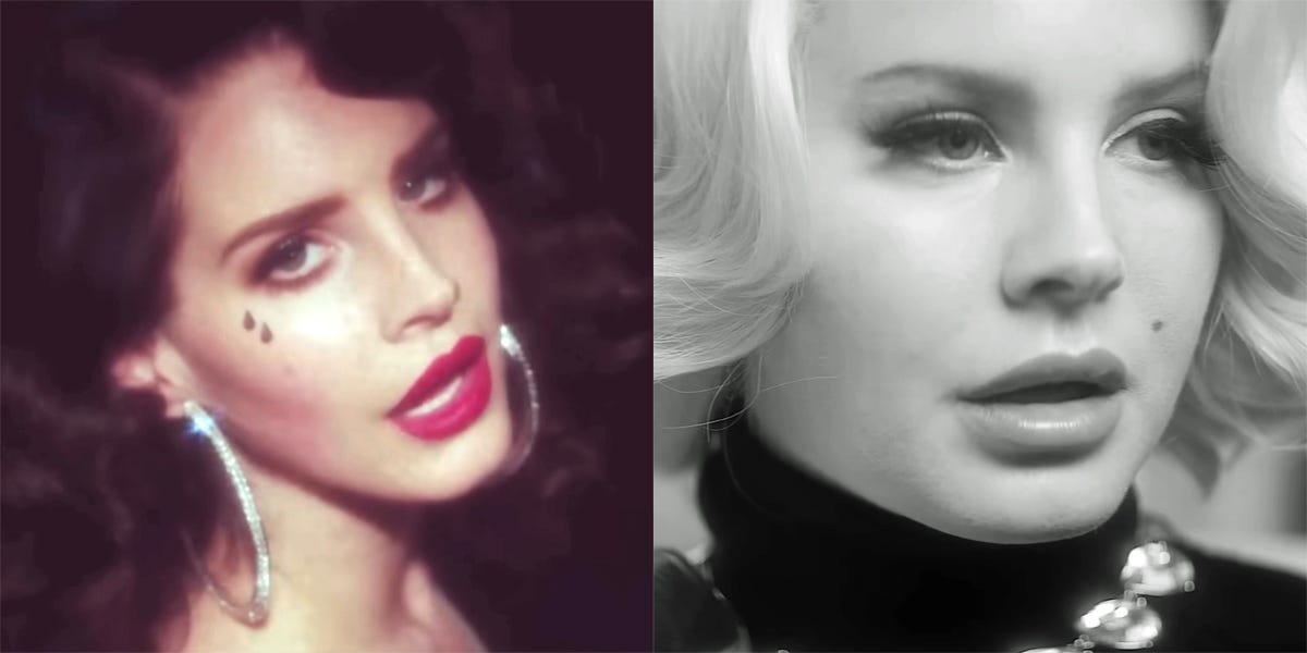 Lana del Rey Musikvideos damals und heute