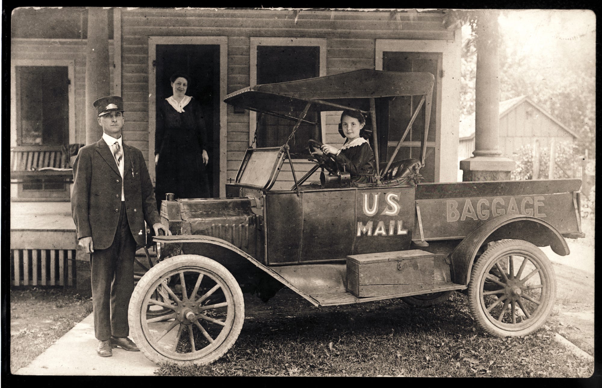 Ein US-Postwagen aus dem Jahr 1910