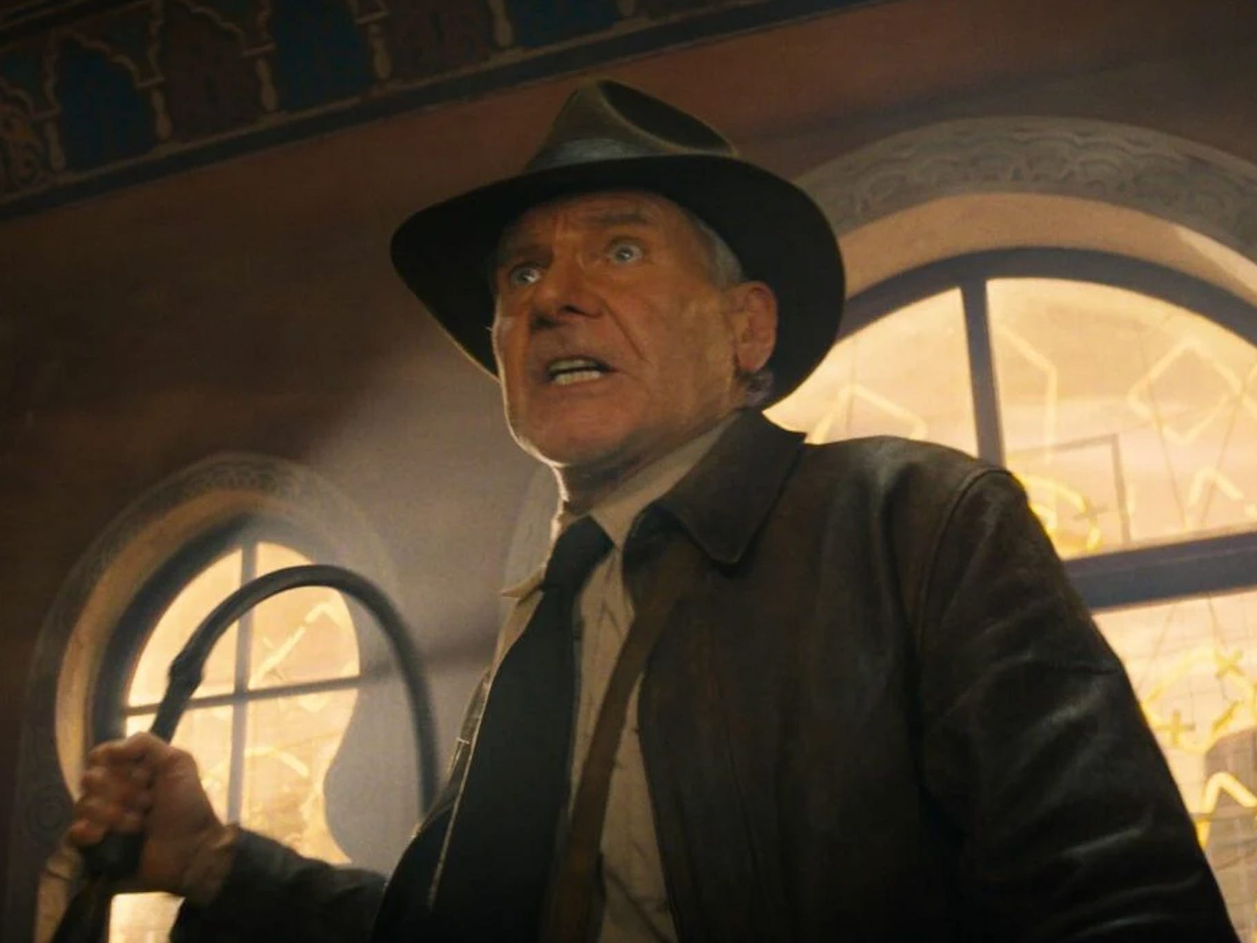 Harrison Ford als Indiana Jones in „Indiana Jones und die Wählscheibe des Schicksals“.