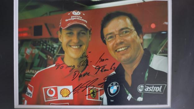 Dave Freeman mit Michael Schumacher