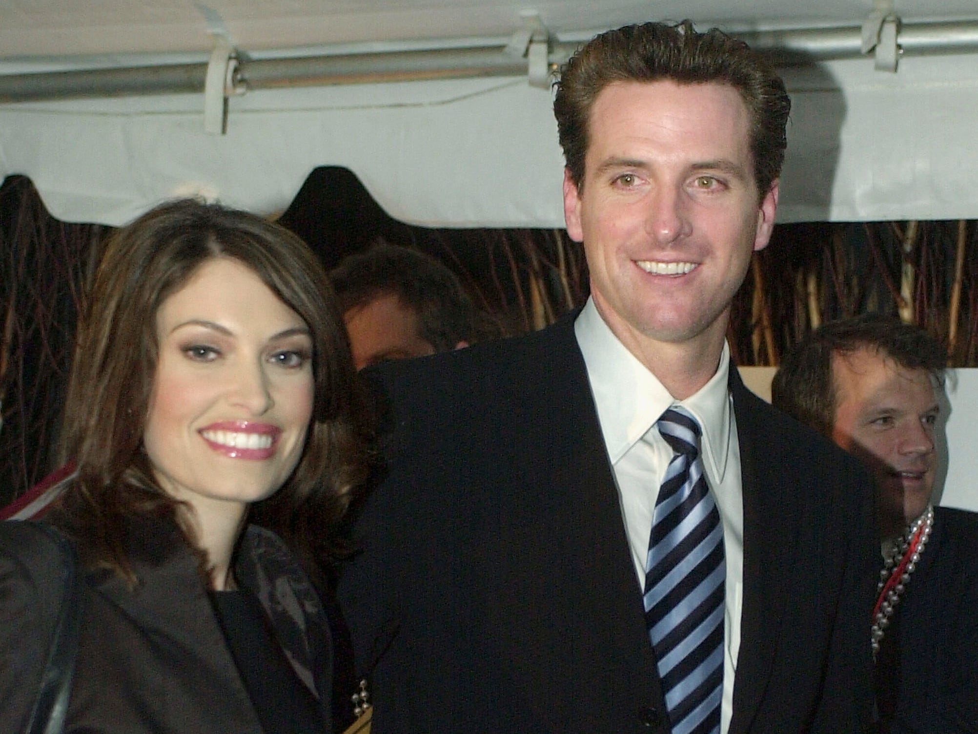 Kimberly Guilfoyle und Gavin Newsom im Jahr 2004