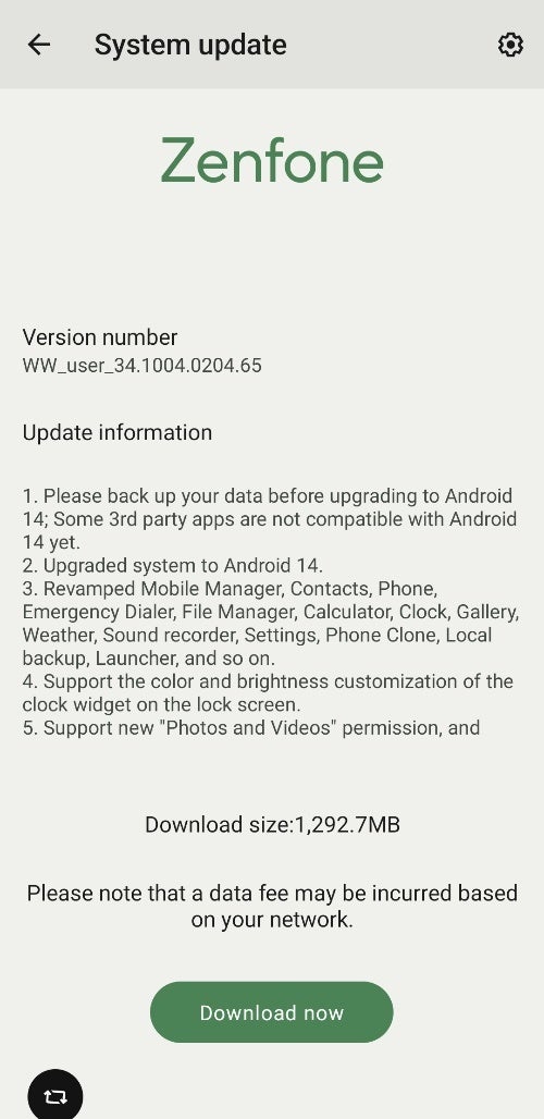 ASUS Zenfone 10 erhält Android 14-Upgrade: überarbeitete Apps, verbesserte Anrufqualität und mehr