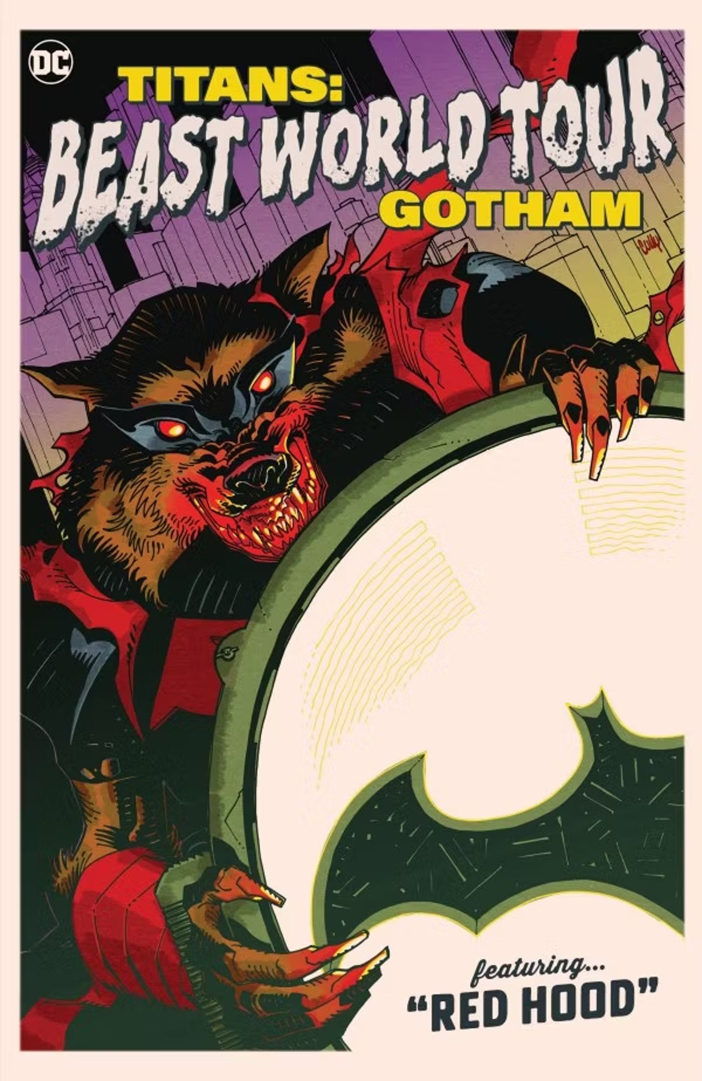 Variantencover für Titans Beast World Tour Gotham #1 