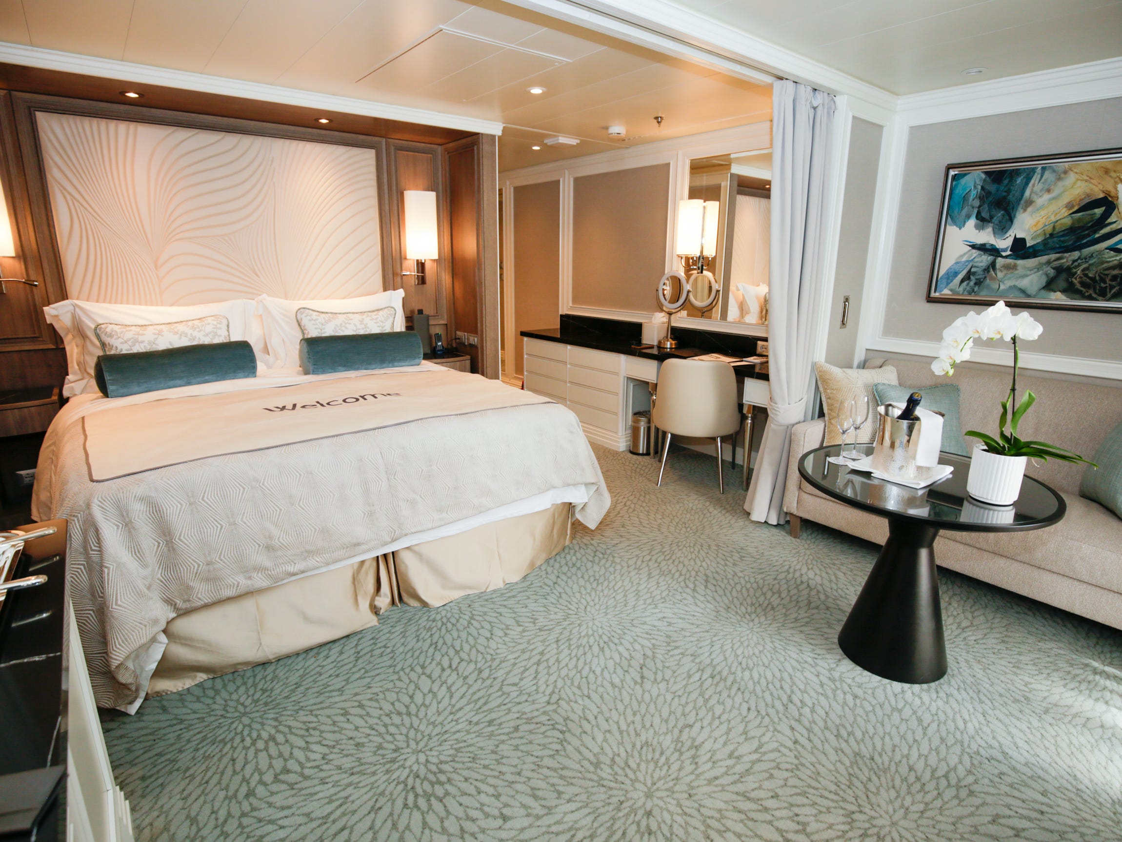 Die Concierge-Suite von Regent Seven Seas Cruises Grandeur