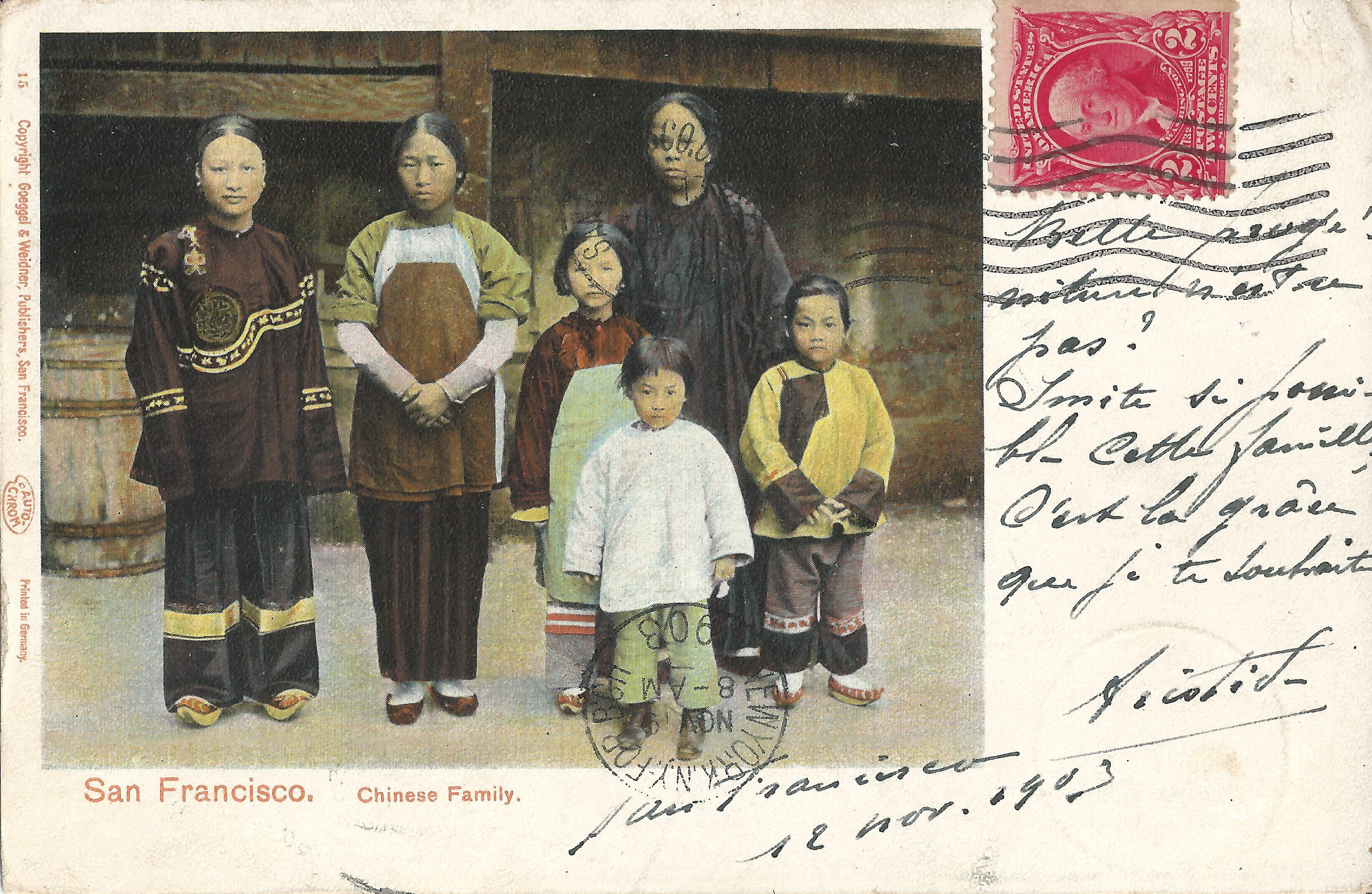 Chinatown chinesische Familie San Francisco