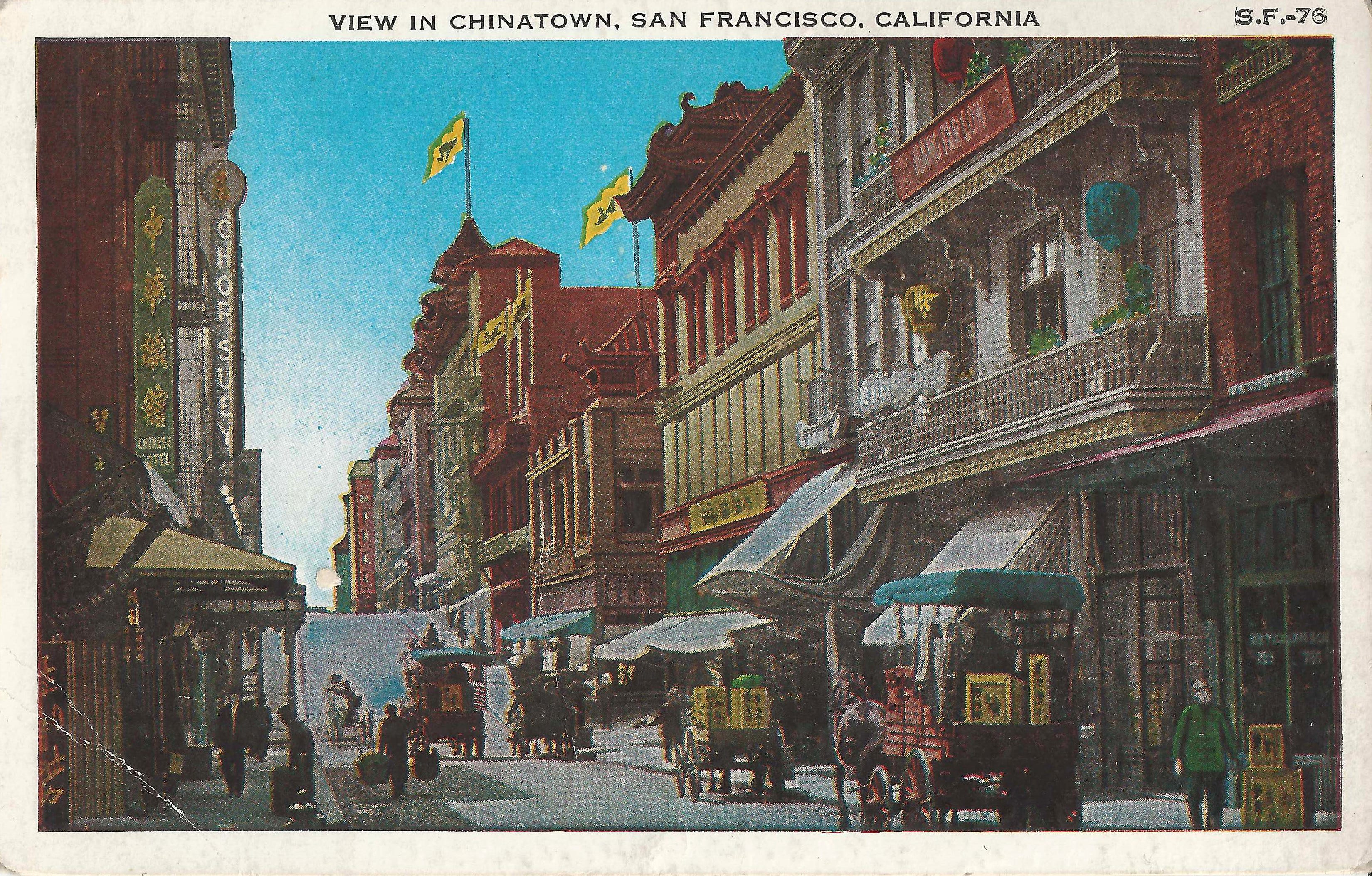 Postkarte von Chinatown San Francisco