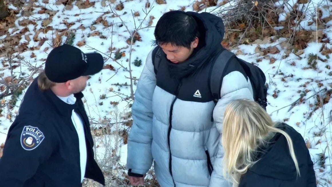 Zhuang wurde „kalt und verängstigt“ an einem Berghang in der Nähe von Brigham City gefunden.