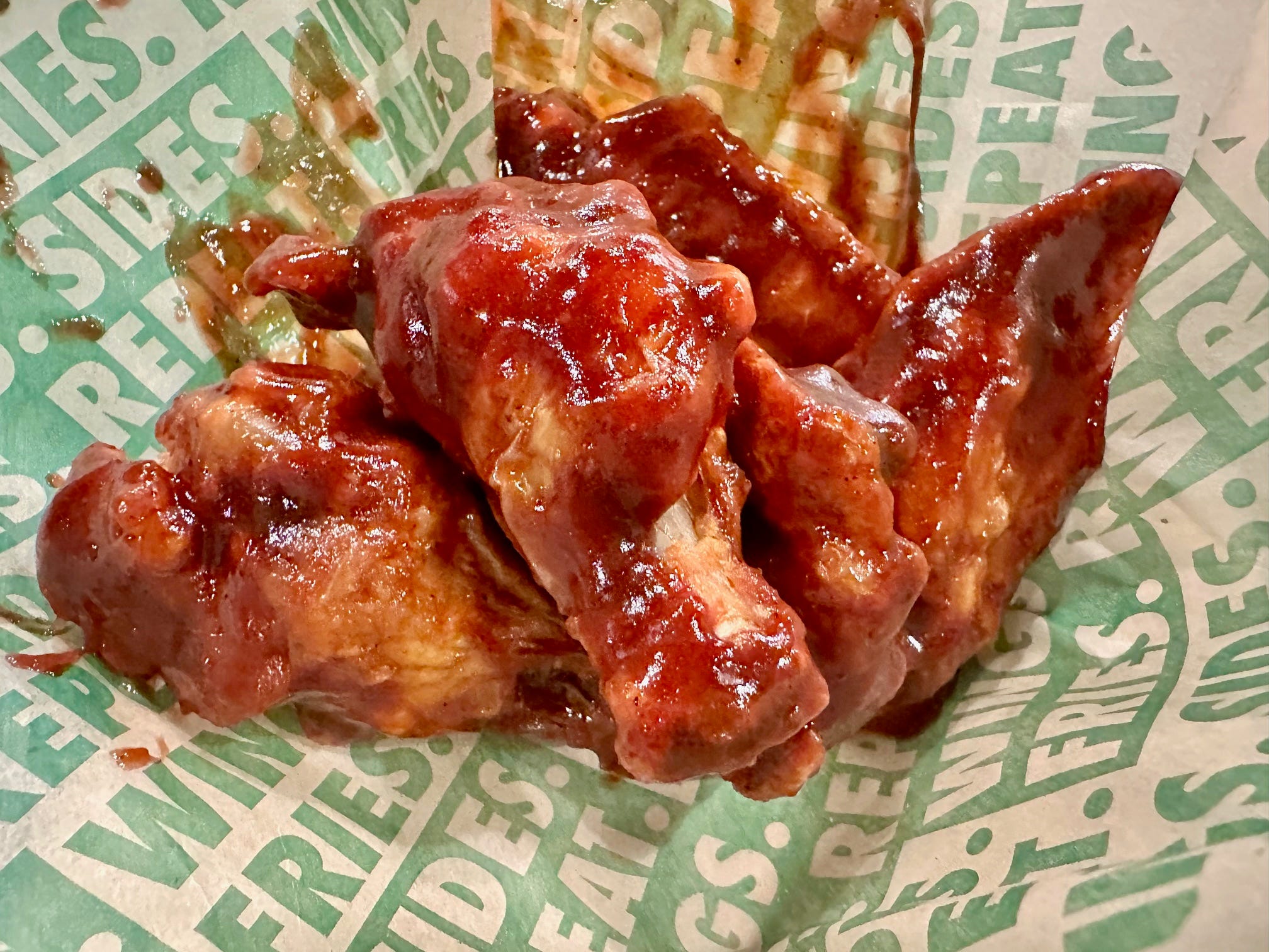 Wingstop's Hickory Smoked BBQ Wings