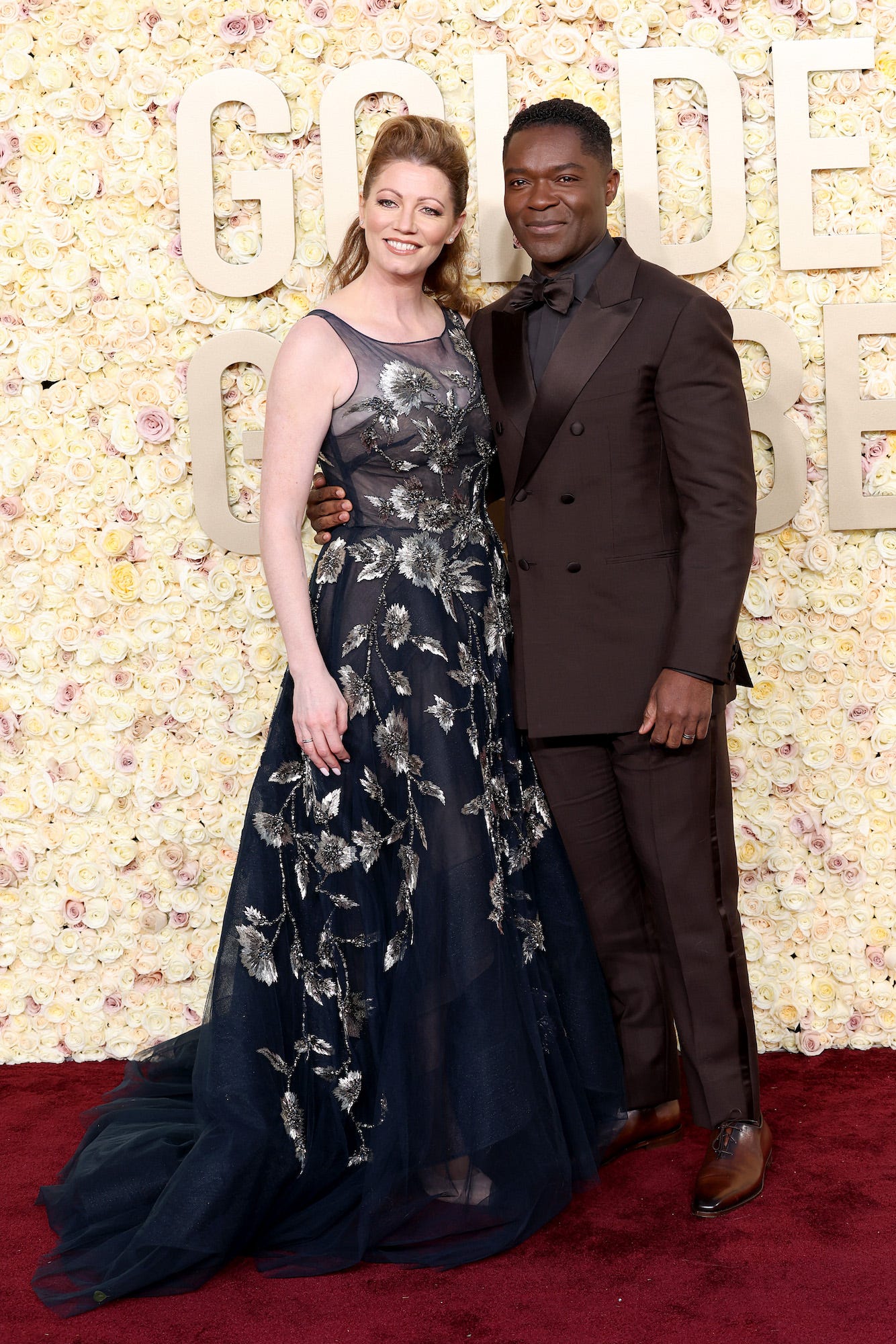 Jessica Oyelowo und David Oyelowo nehmen an den Golden Globes 2024 teil.