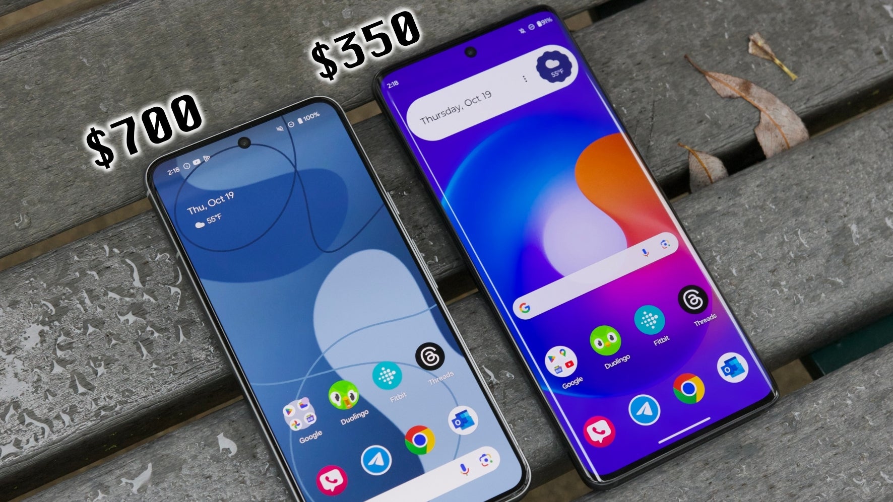 Gebogene Bildschirme gibt es nicht mehr nur bei Premium-Flaggschiff-Telefonen.  Tatsächlich ist das Gegenteil der Fall.  Pixel 8 (links), Motorola Edge 2023 / Edge 40 (rechts).  - Galaxy S24-Telefone verabschieden sich nach 10 Jahren von gebogenen Displays – dem originellsten Samsung-Feature